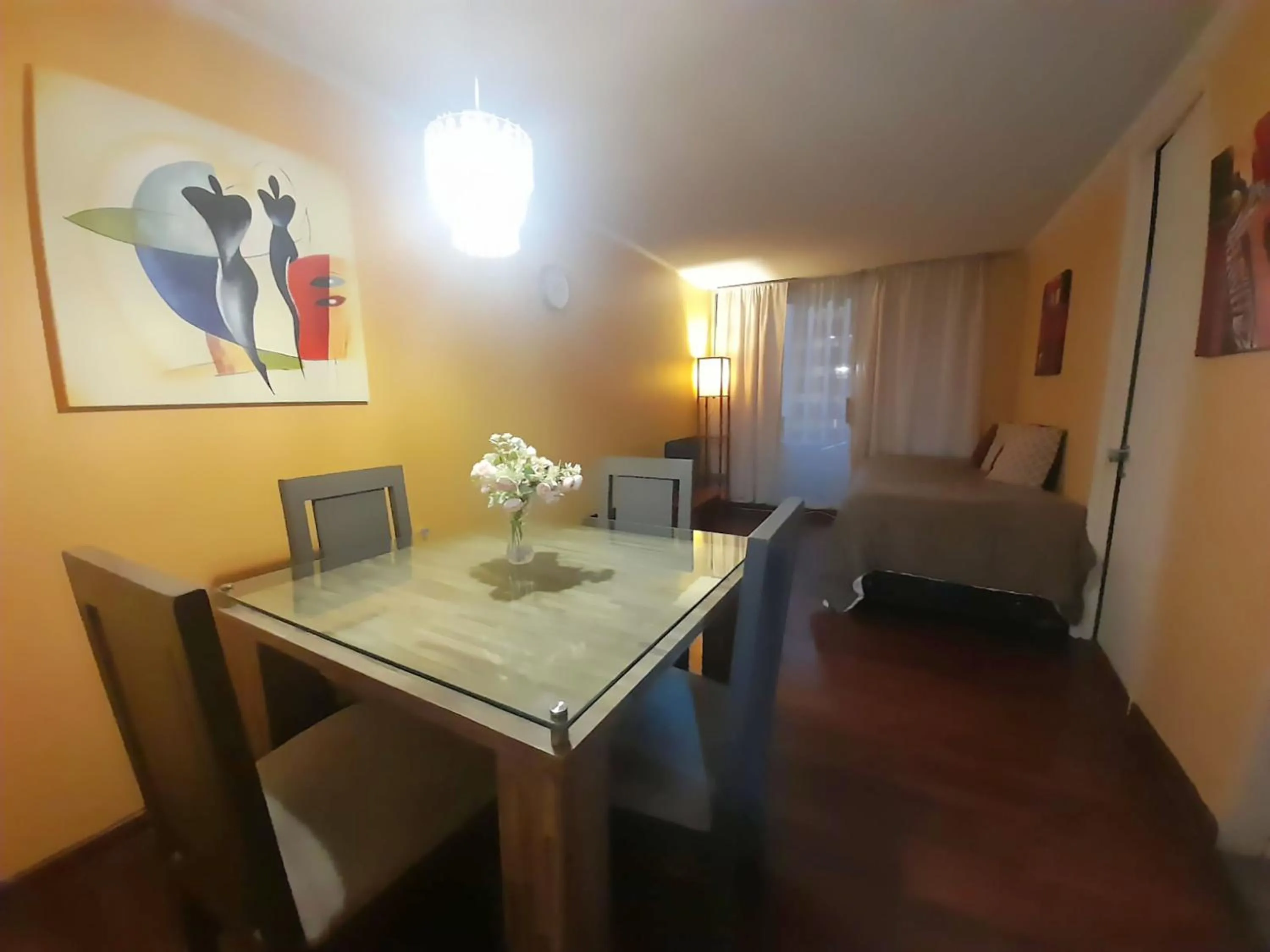 Decorative detail, Bed in VIP Apartments Chile