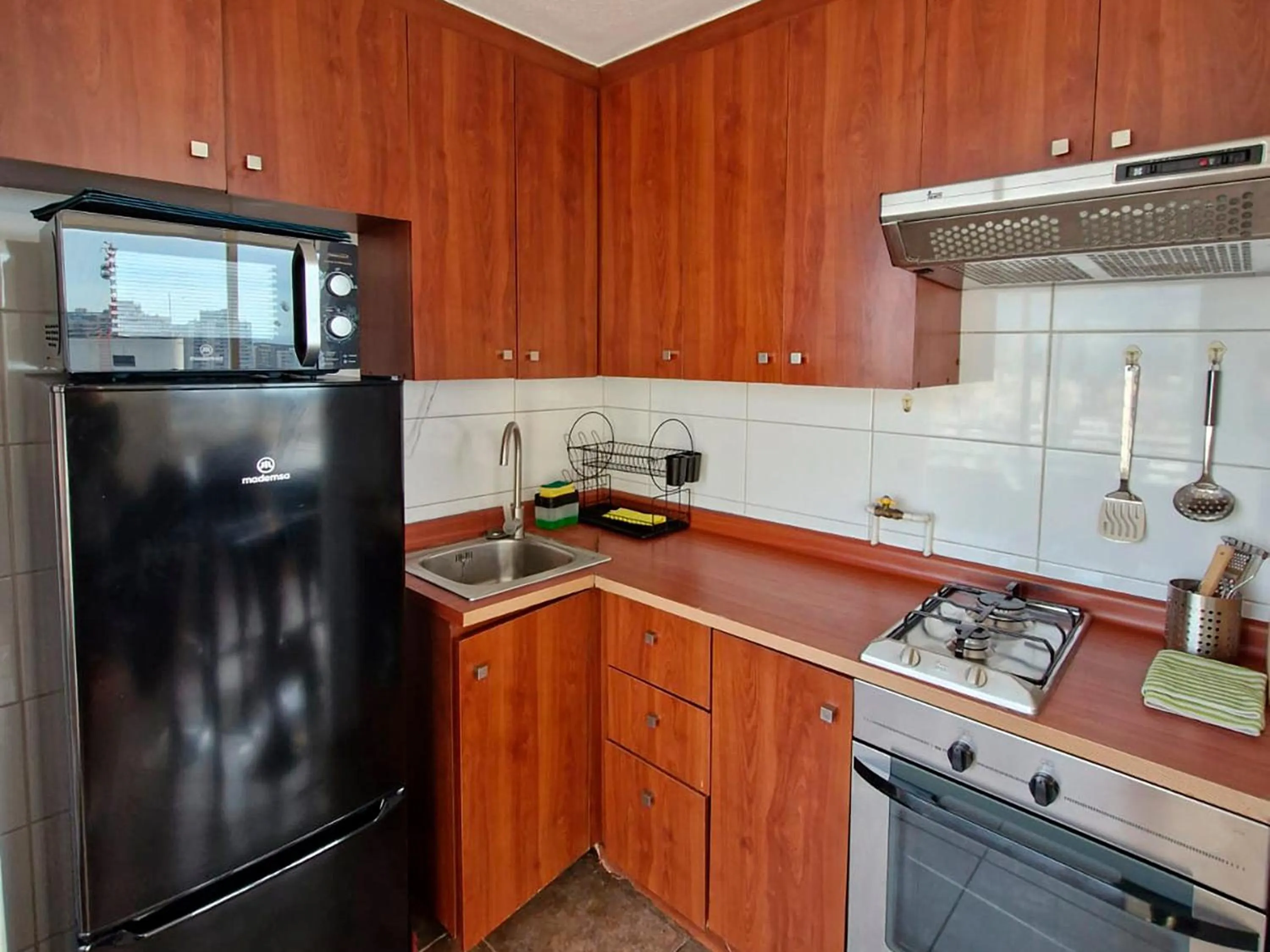 Kitchen or kitchenette in VIP Apartments Chile