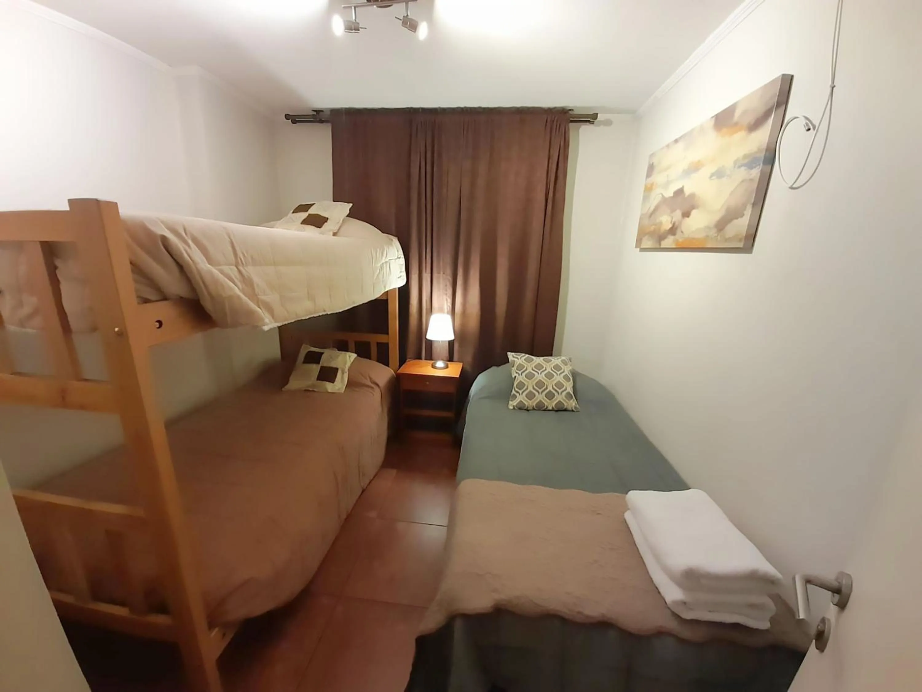 Decorative detail, Bed in VIP Apartments Chile