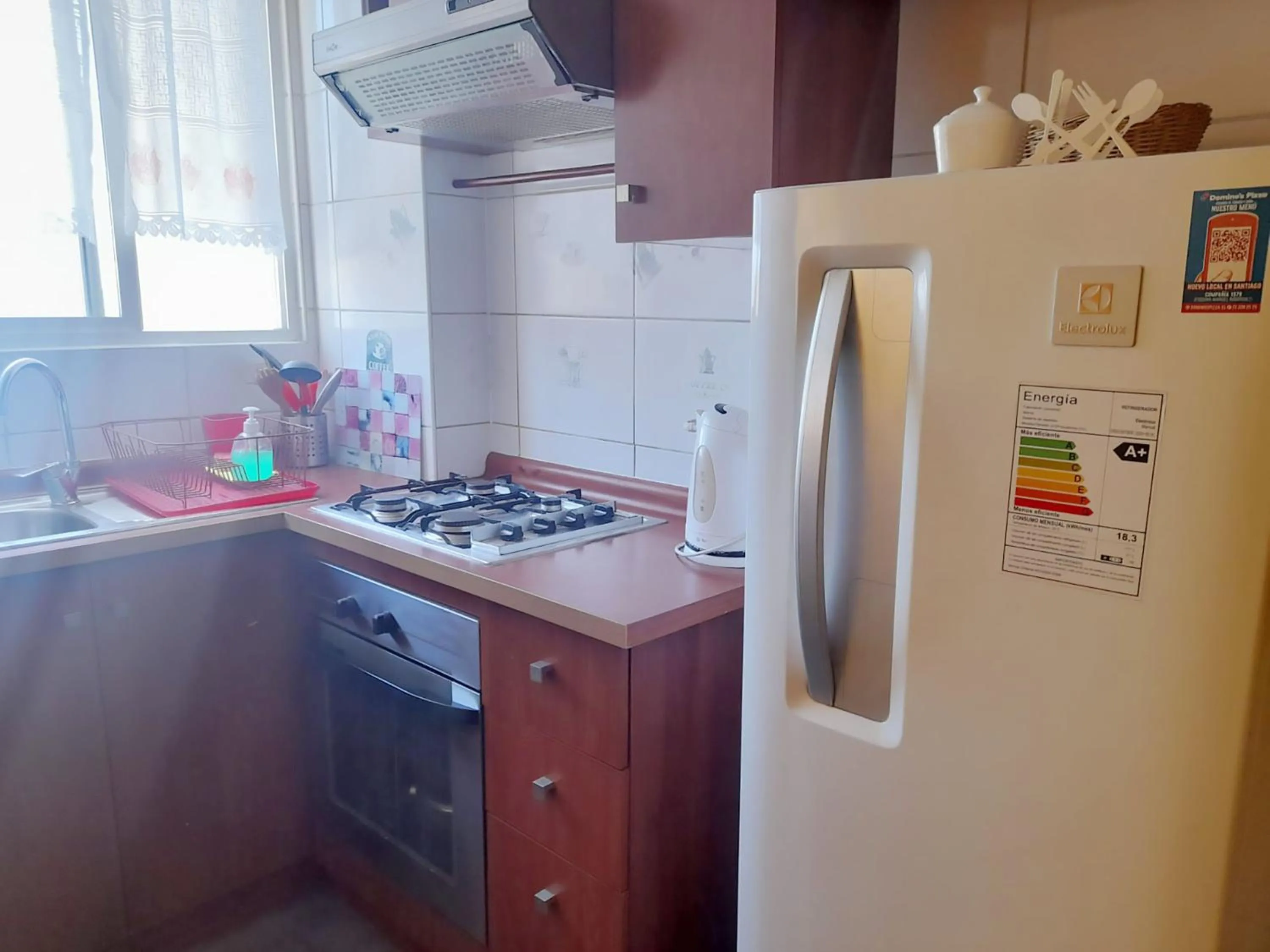 Kitchen or kitchenette in VIP Apartments Chile