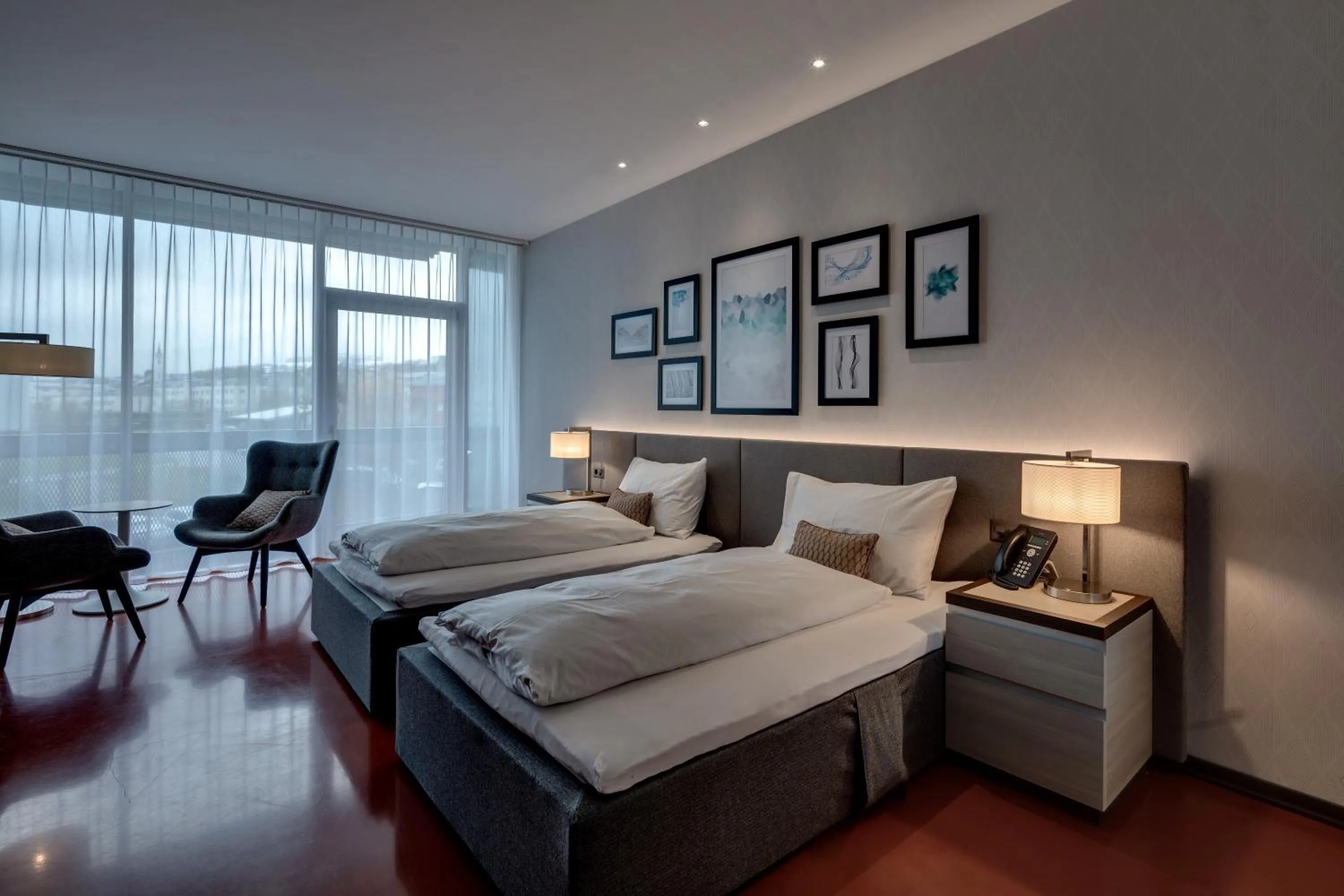 Bed in Hotel Sempachersee