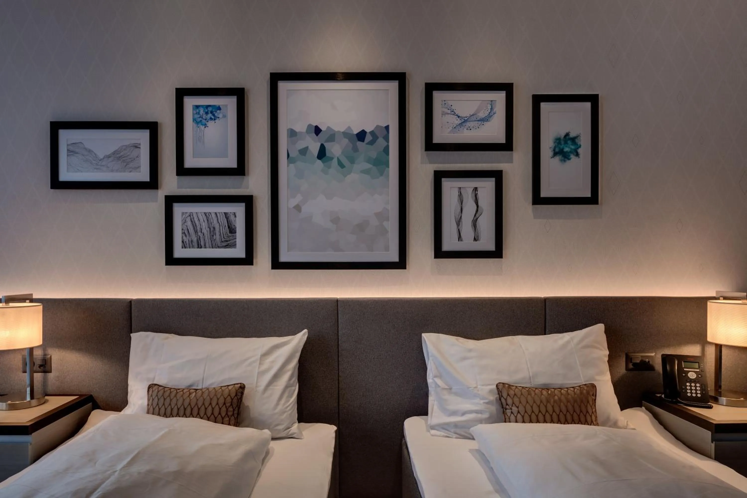 Bed in Hotel Sempachersee