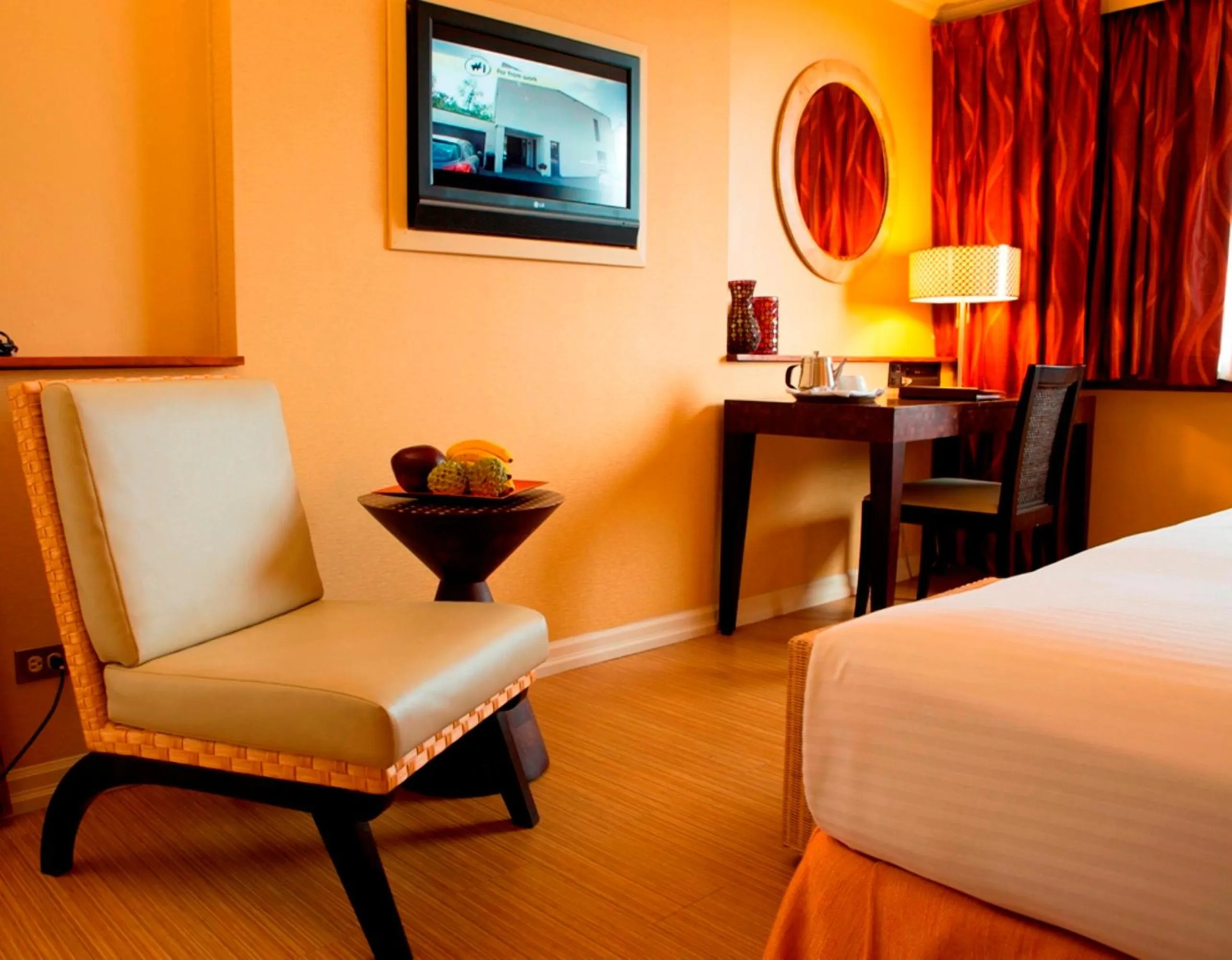 Decorative detail, Bed in Kapok Hotel