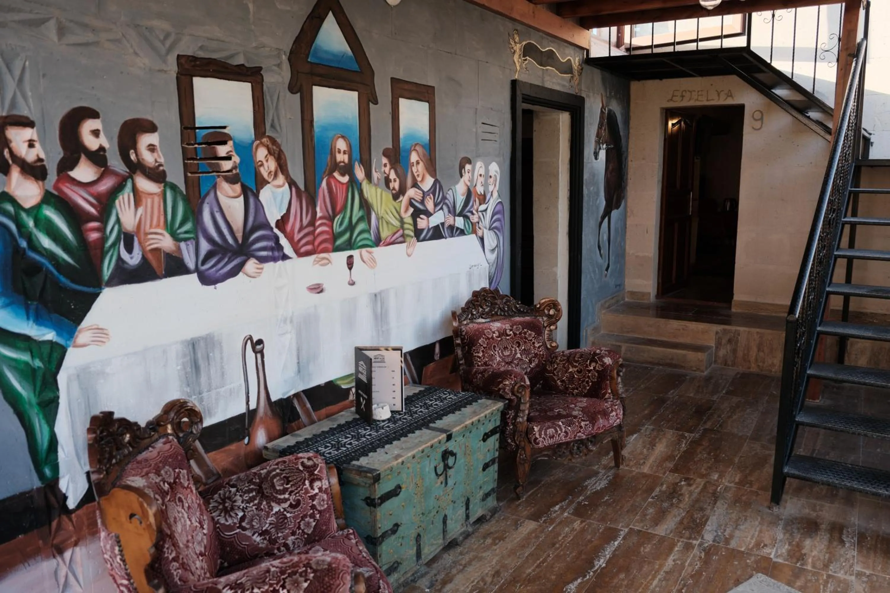 Seating area in Heritage Cave Inn Hotel