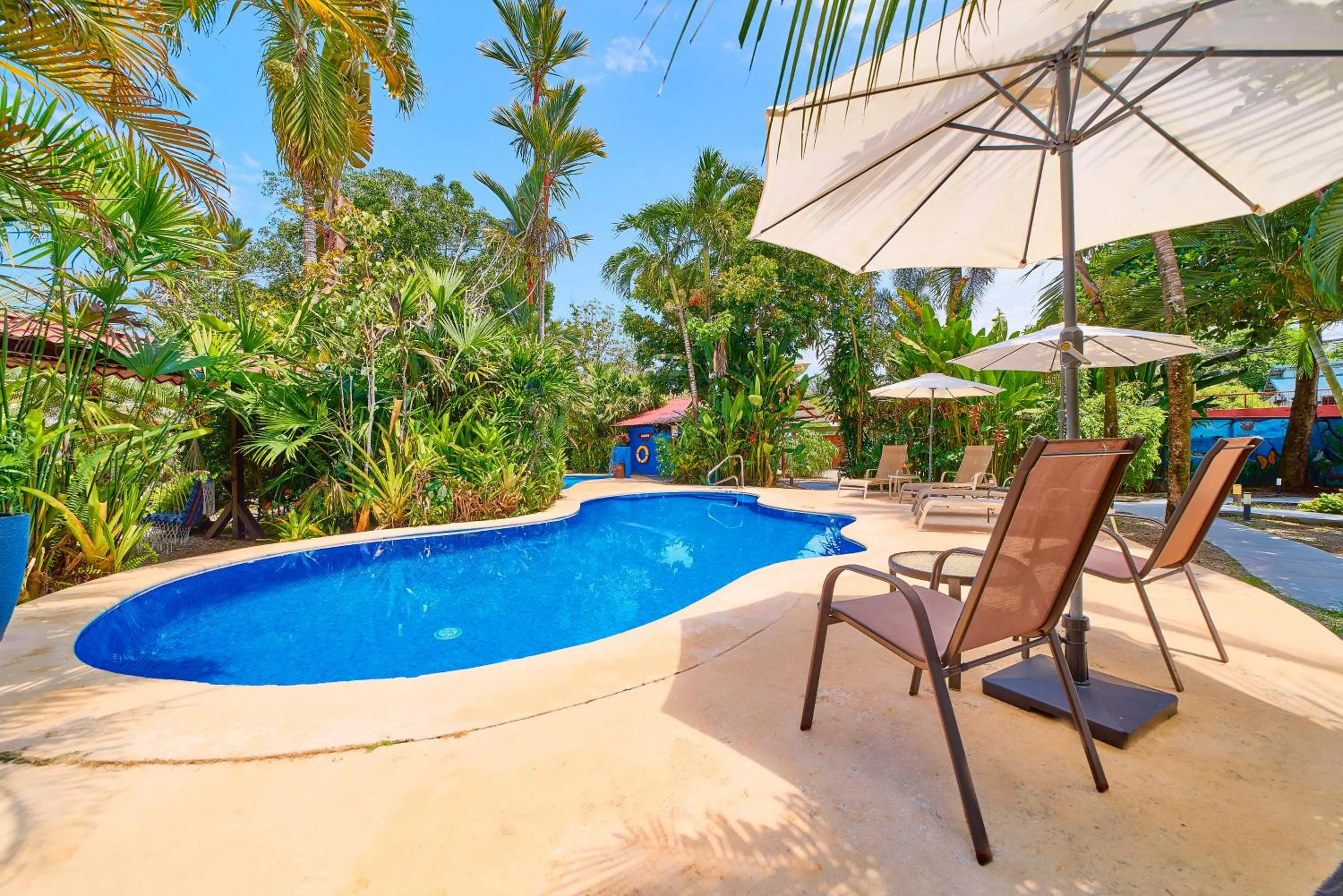 Pool view in Hotel El Encanto