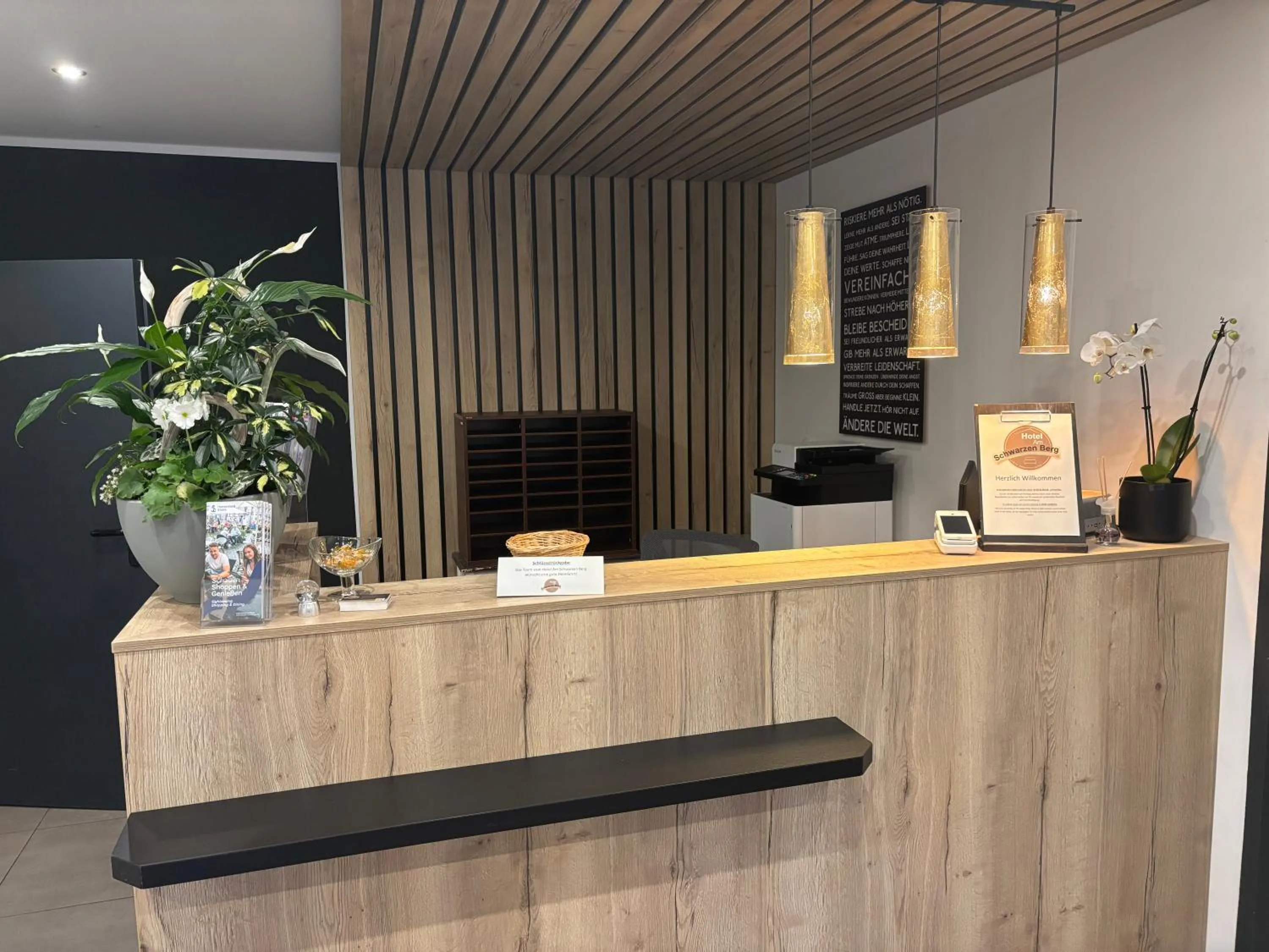 Lobby or reception in Hotel Am Schwarzen Berg