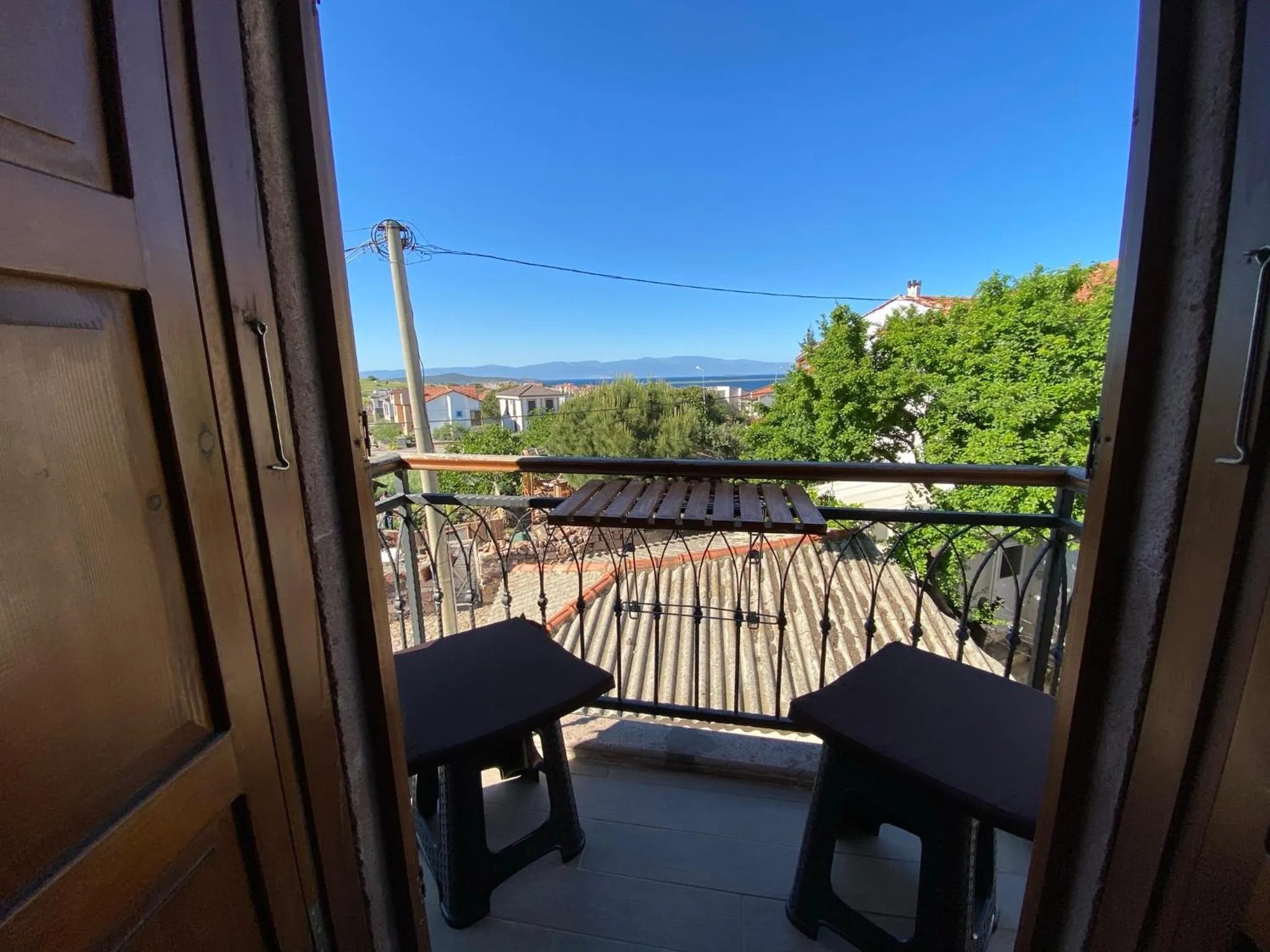 Balcony/Terrace in Mai Otel Cunda