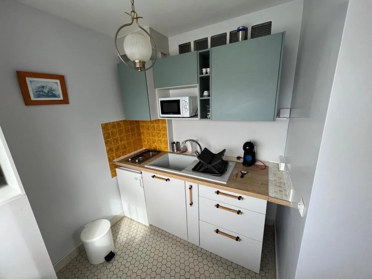 kitchen in Résidence Les Milandes