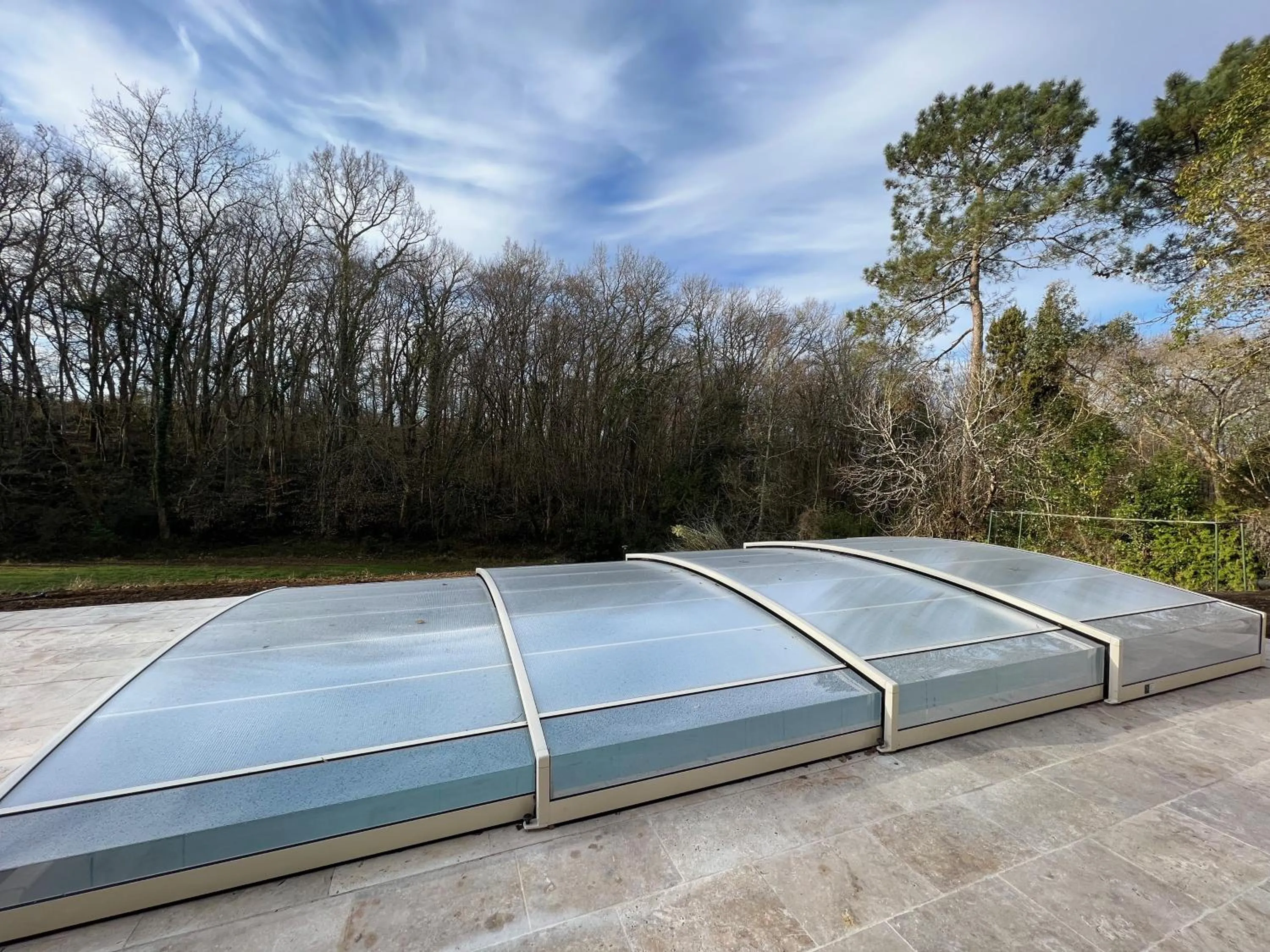 Swimming pool in Résidence Les Milandes