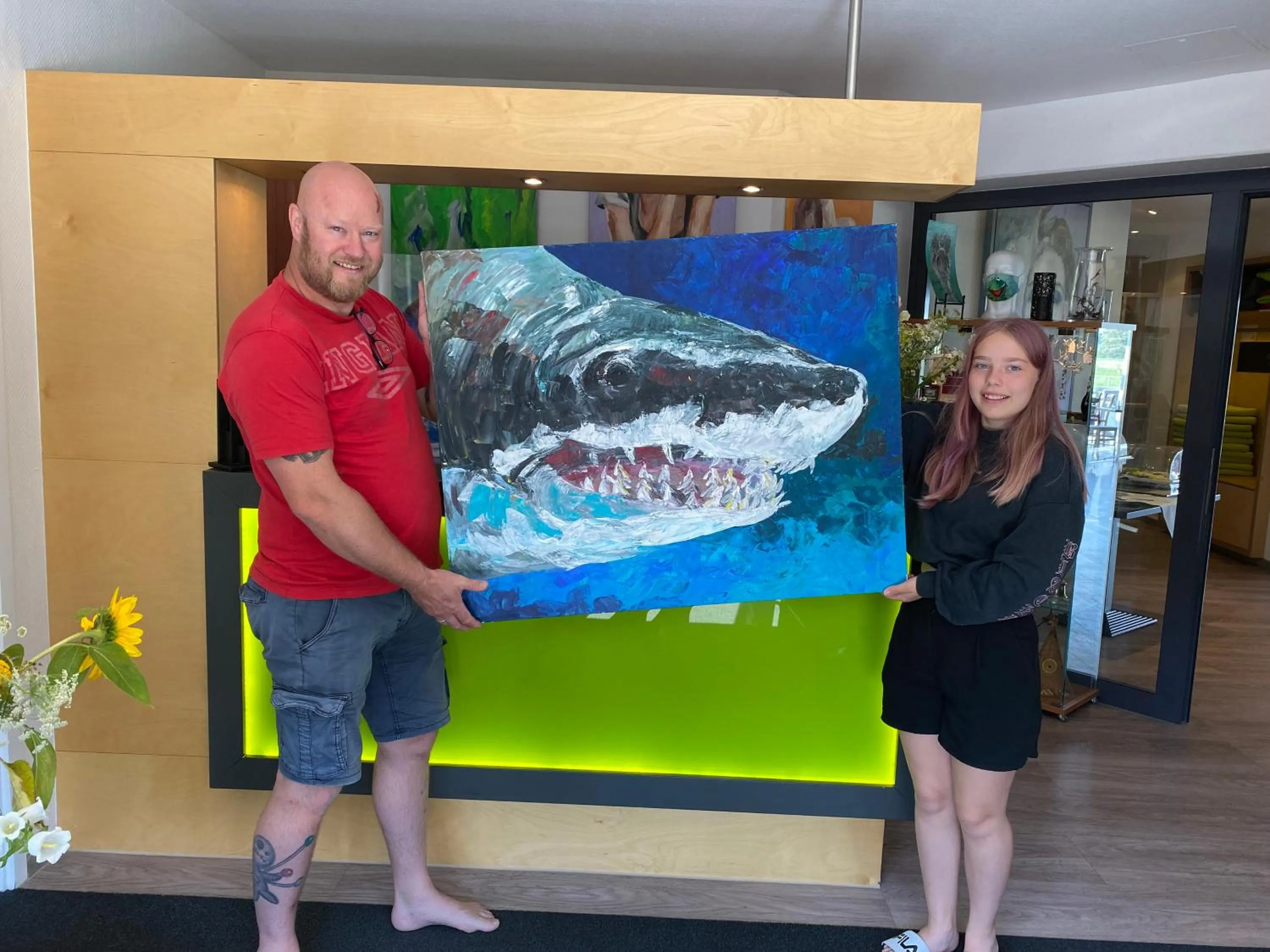 Lobby or reception in Hotel am Müritz-Nationalpark