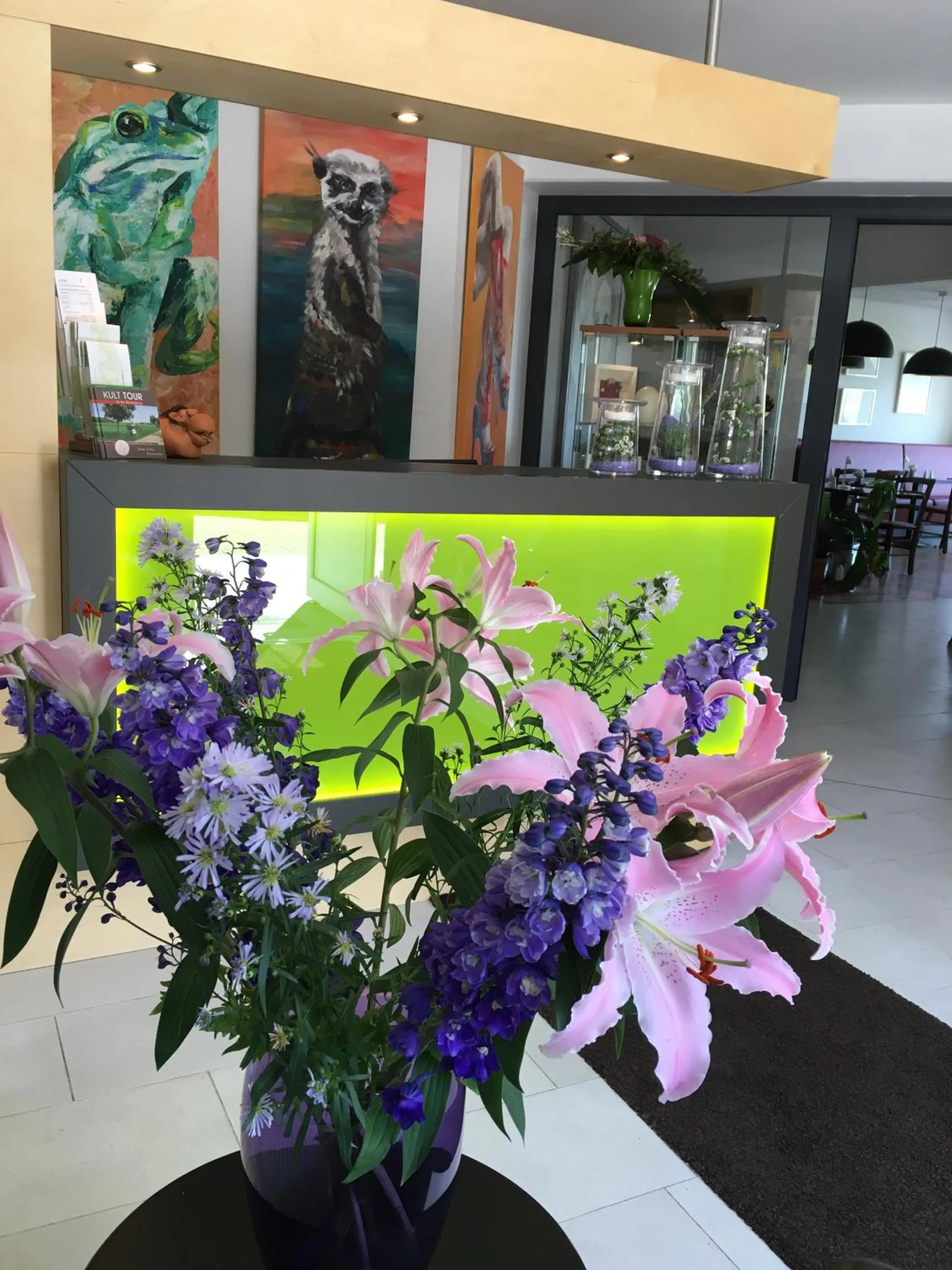 Lobby or reception in Hotel am Müritz-Nationalpark