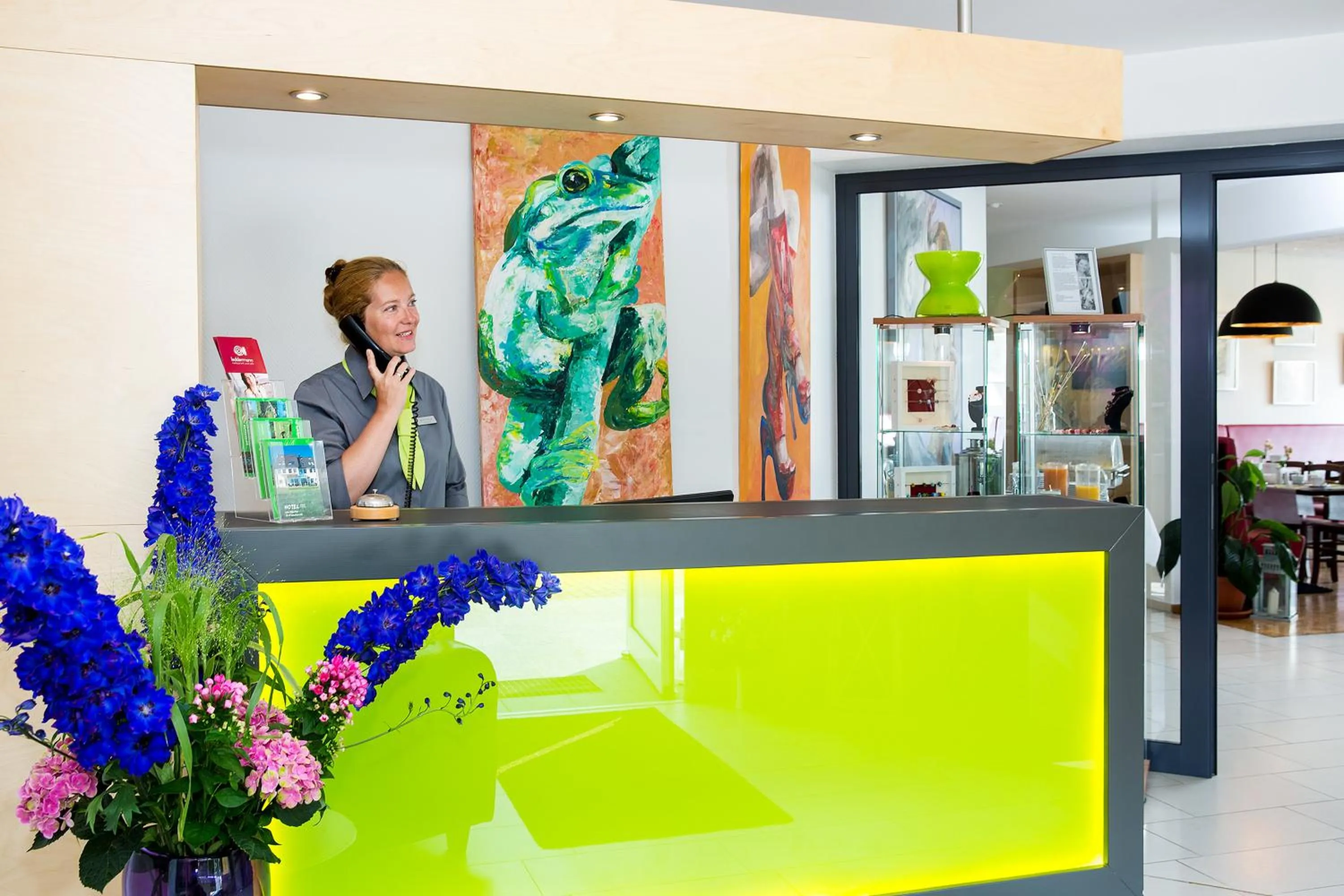 Lobby or reception in Hotel am Müritz-Nationalpark