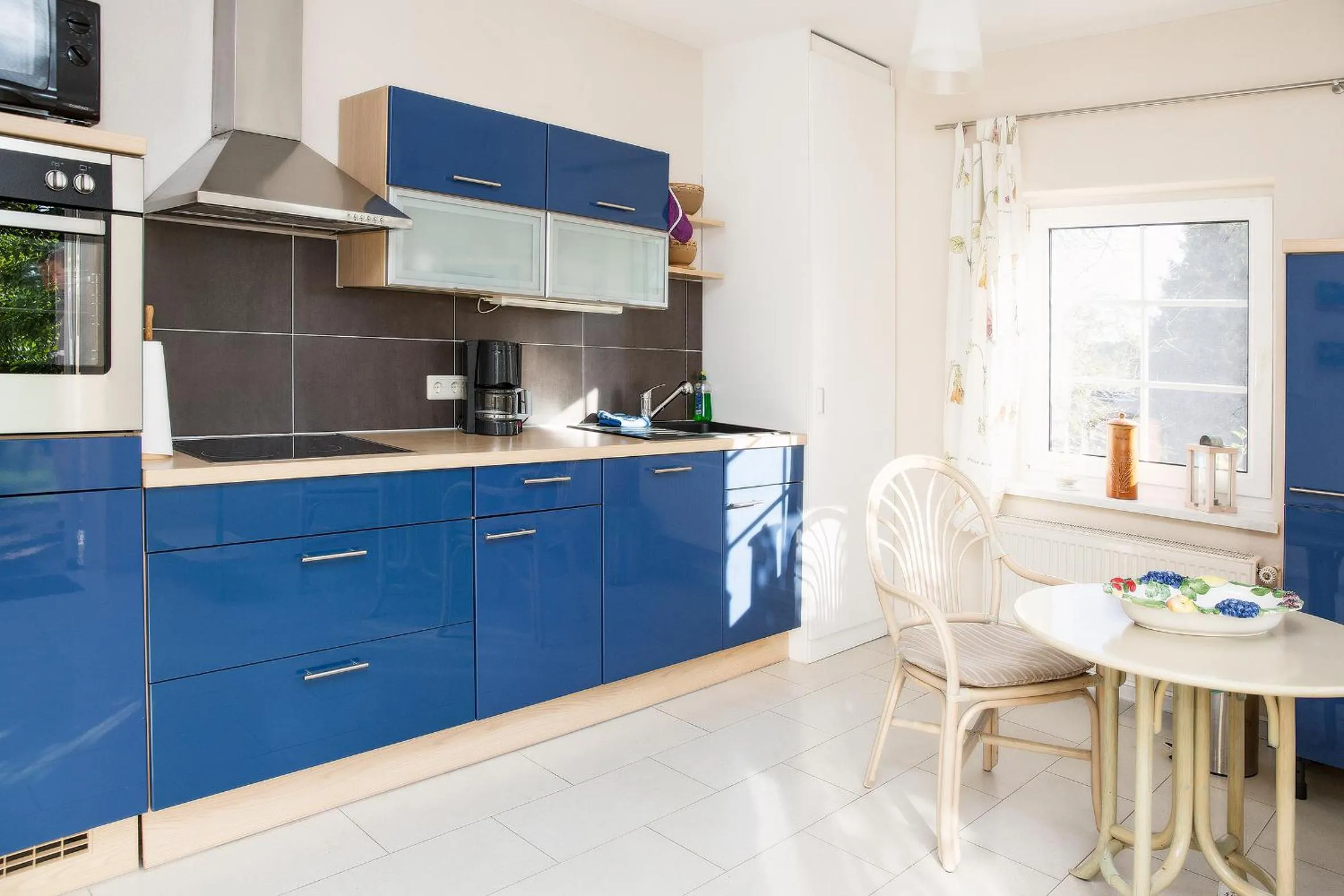 Kitchen or kitchenette in Hotel am Müritz-Nationalpark