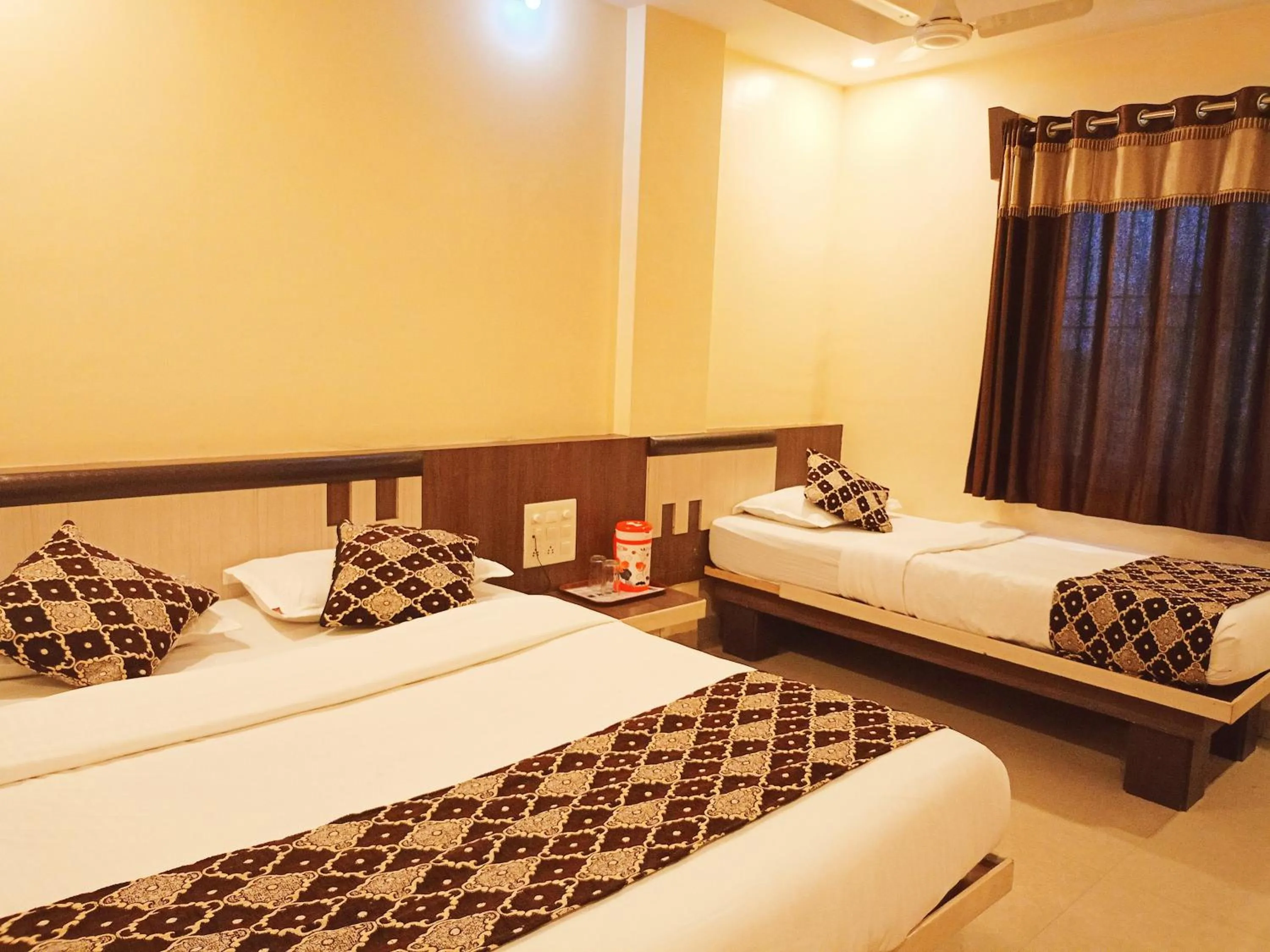 Bed in Hotel Sai Balaji