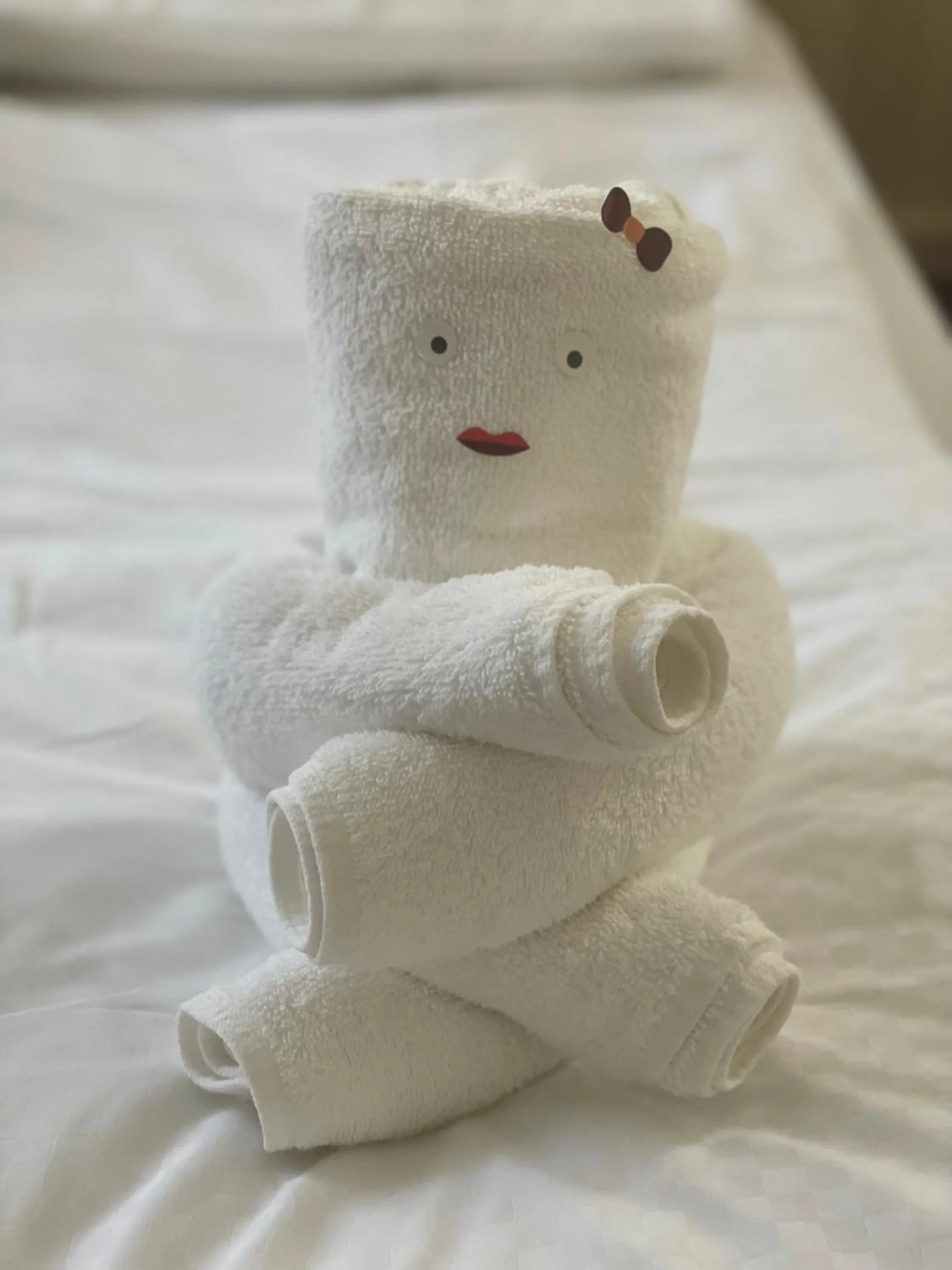 towels in Hotel Sonne