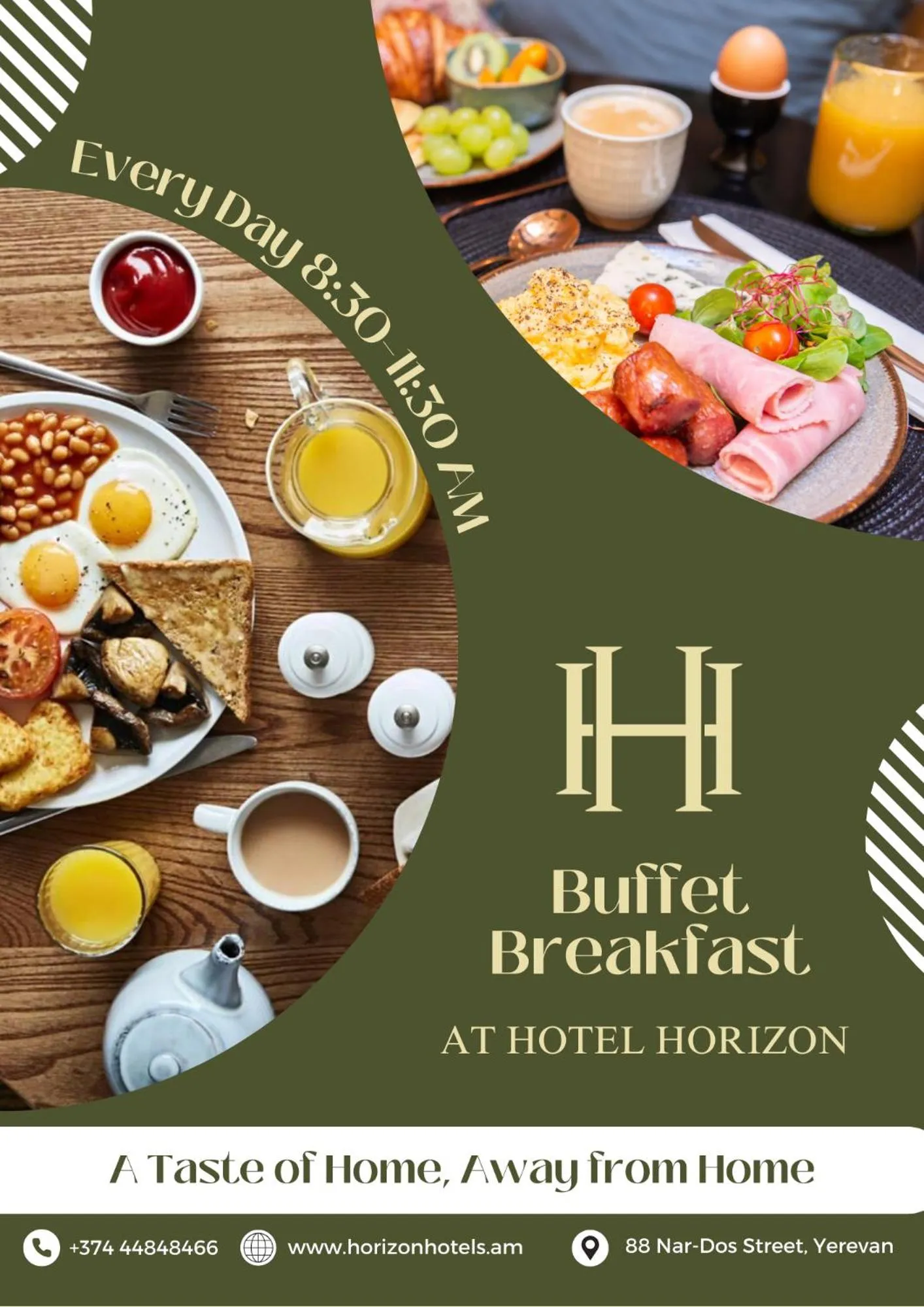 Breakfast in Menua by Horizon Hotels, Yerevan