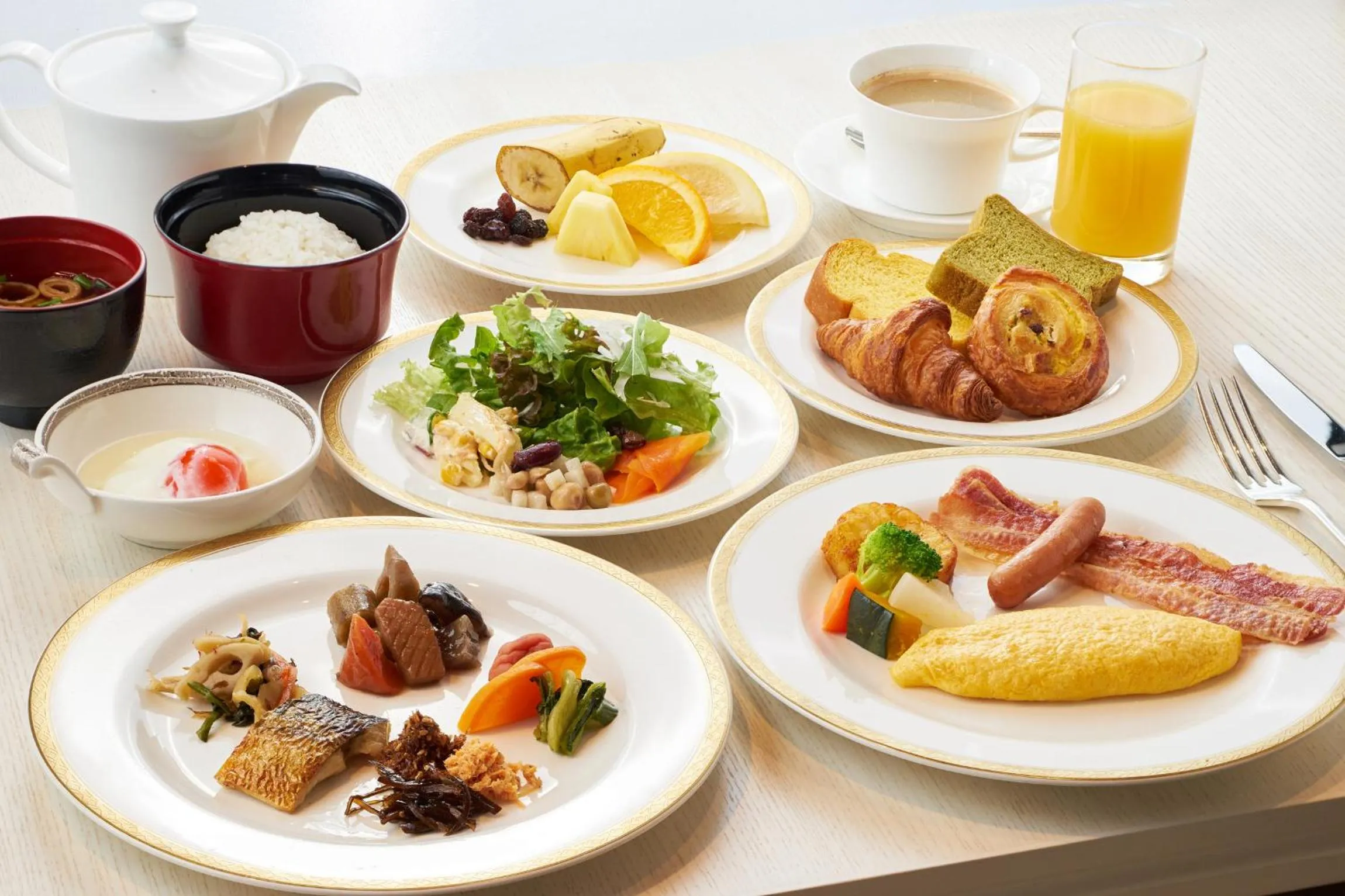 Food close-up in Hotel Nikko Tachikawa Tokyo