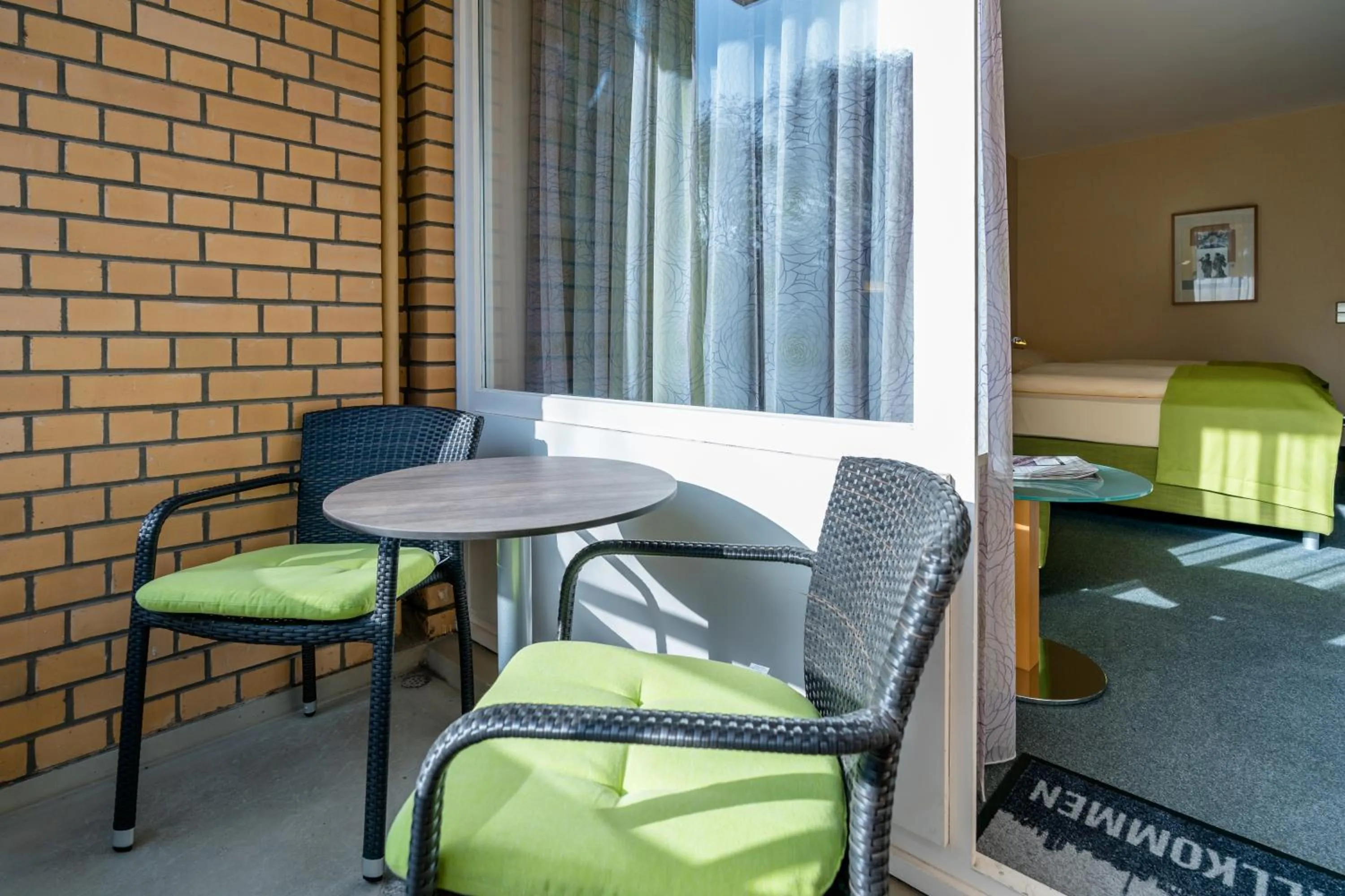 Balcony/Terrace in Schlosspark Hotel