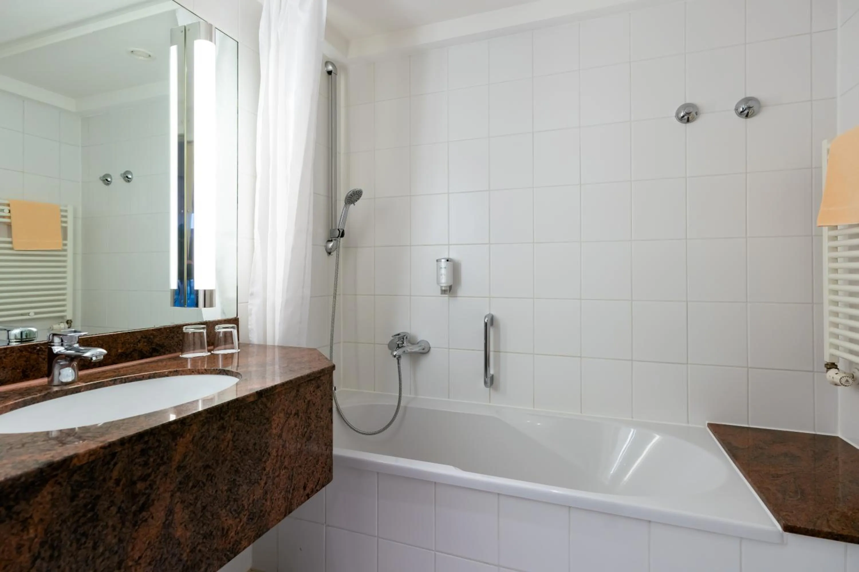 Bathroom in Schlosspark Hotel