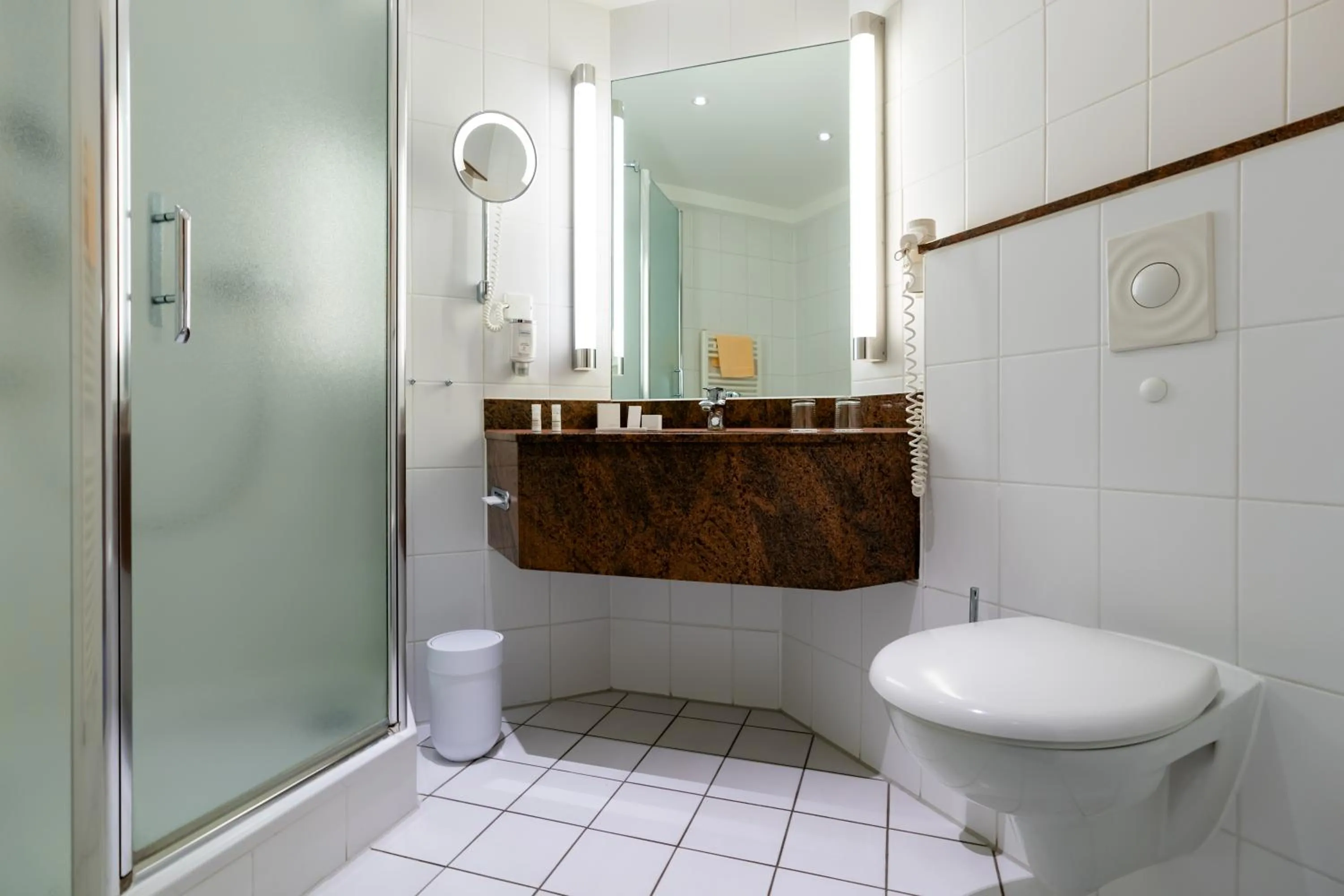 Bathroom in Schlosspark Hotel