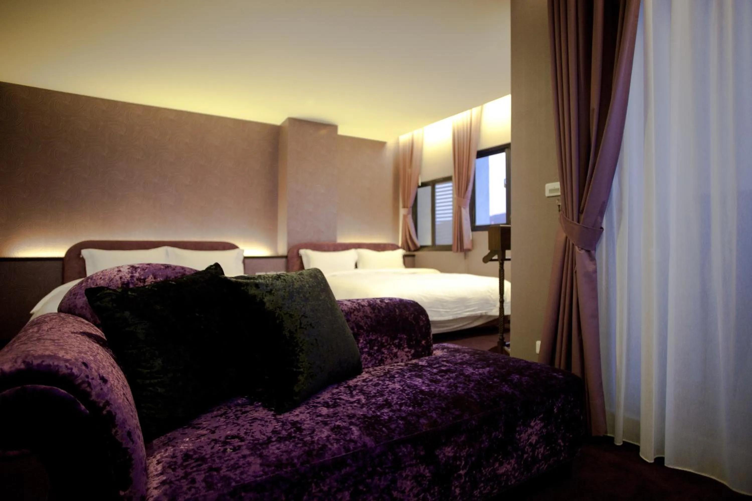 Photo of the whole room, Bed in Wolken Lodge