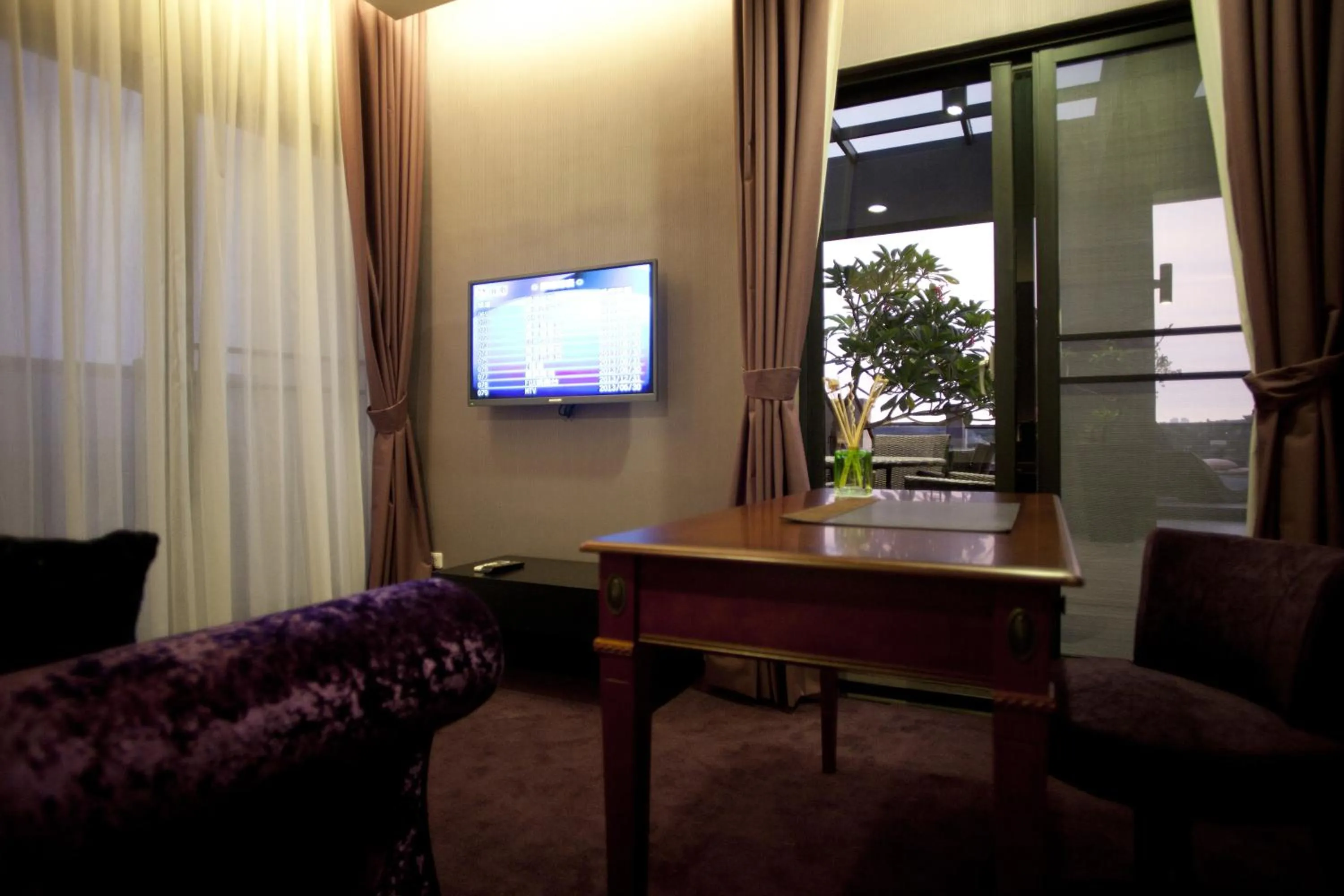 Living room in Wolken Lodge