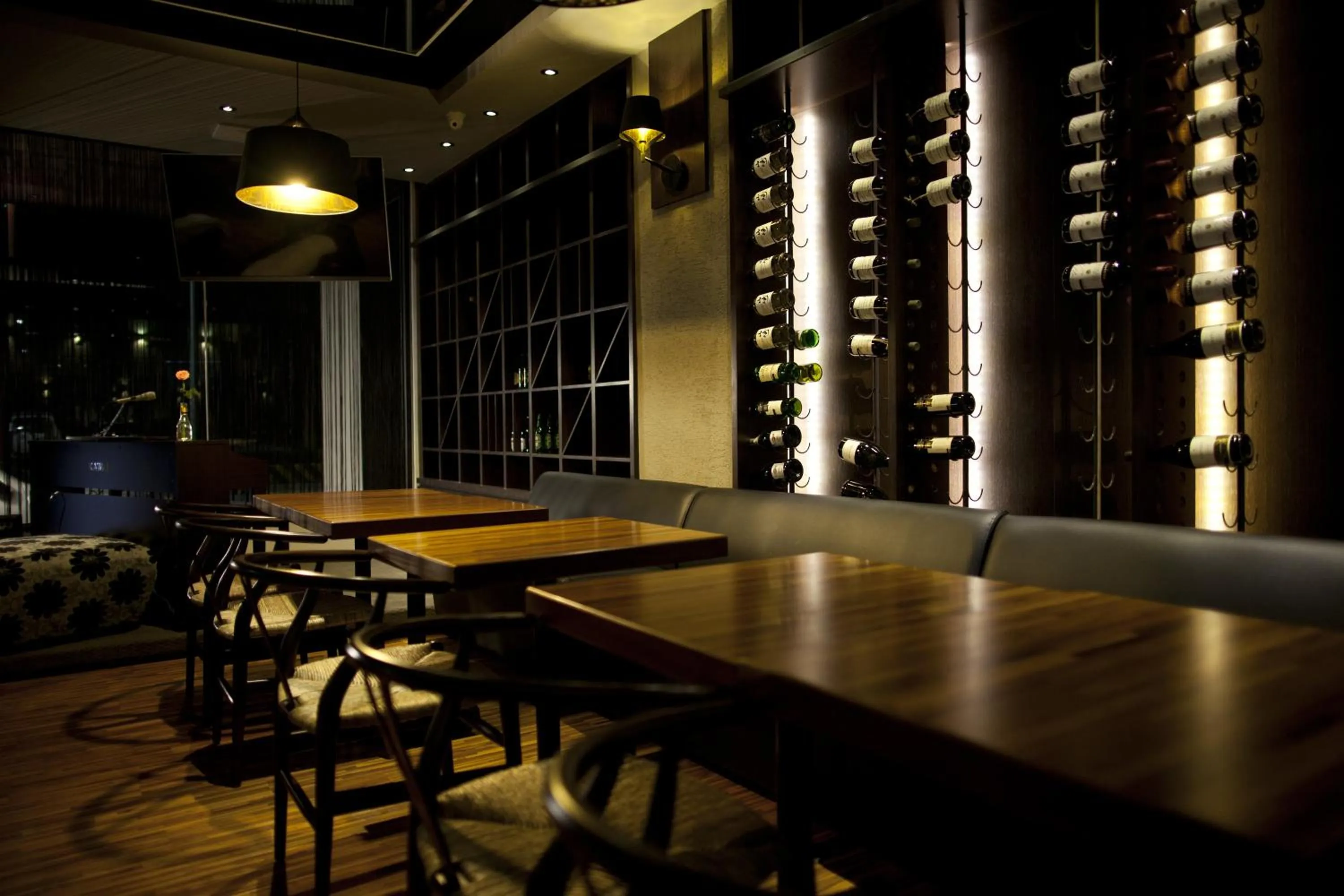 Lounge or bar in Wolken Lodge