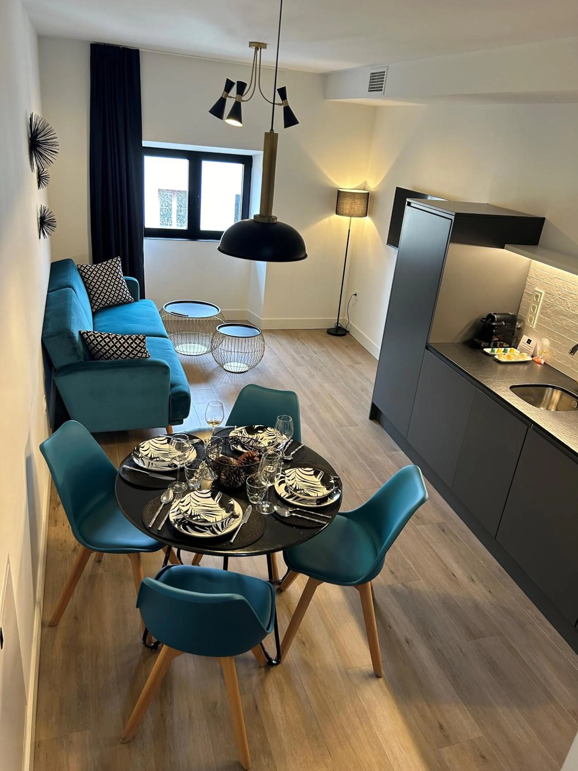 Living room in Santa Catalina Suites Gijón