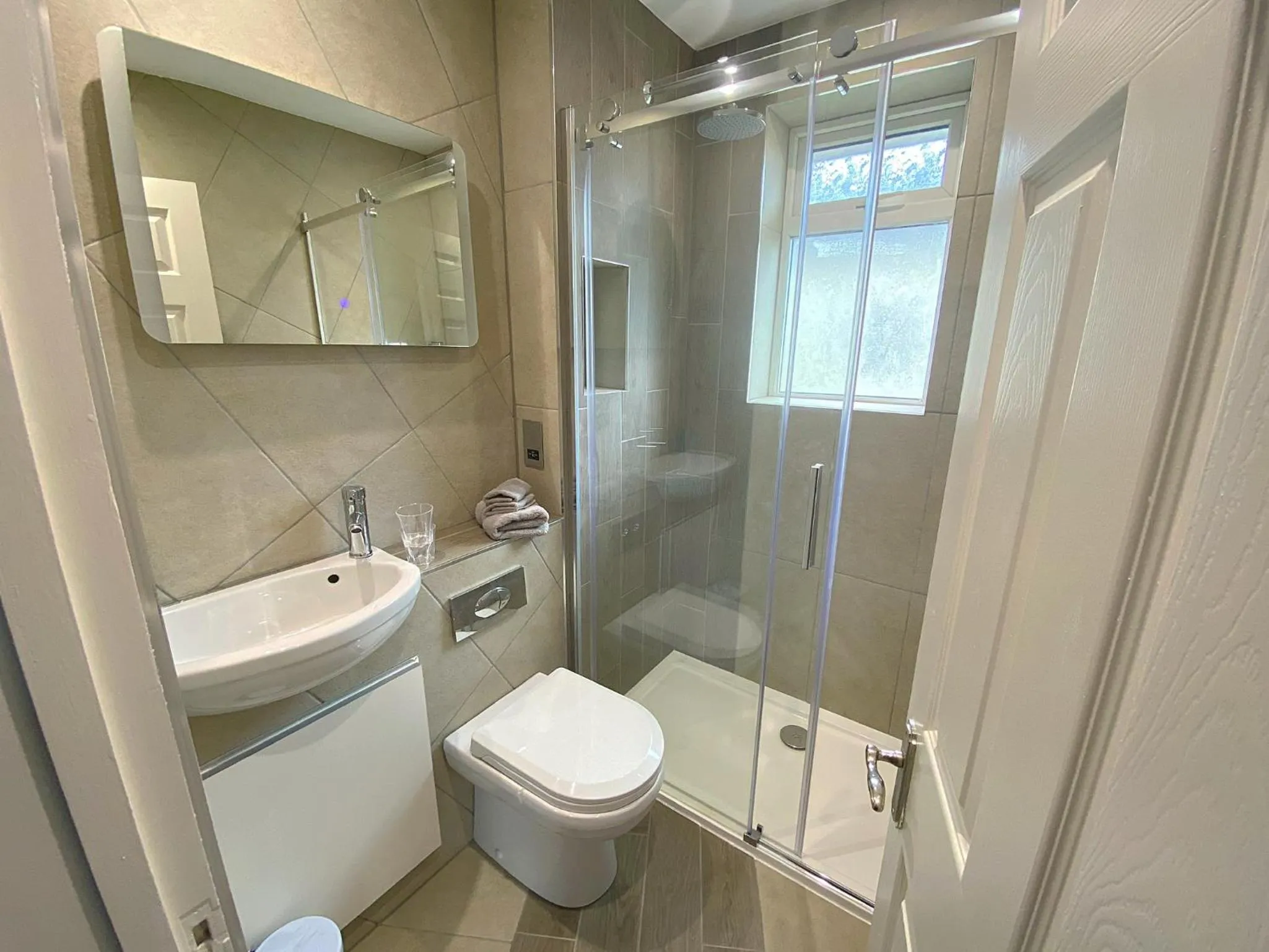 Shower in Orchard House