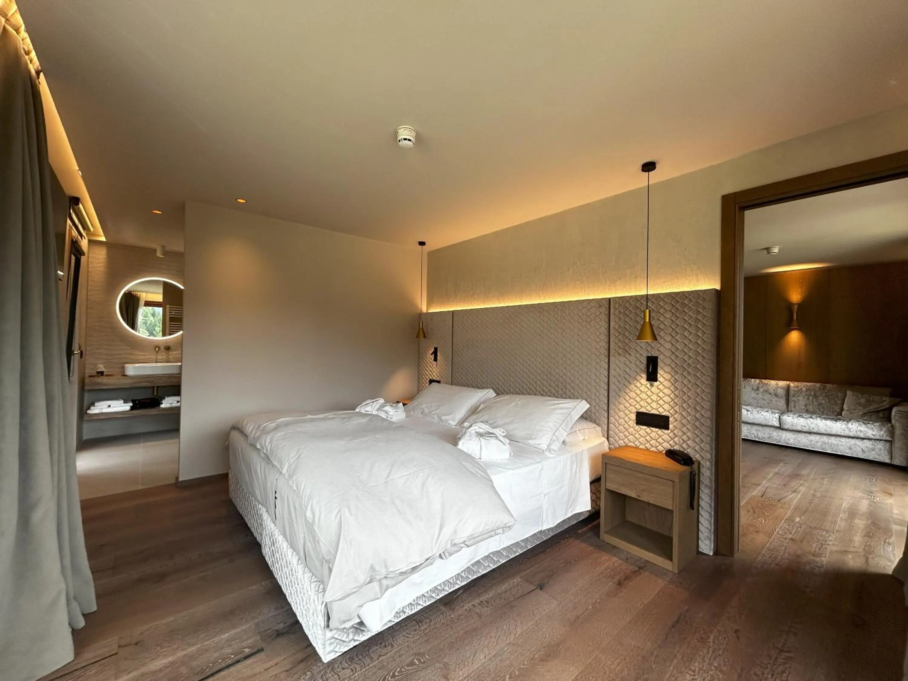 Bed in Hotel Lorenzetti