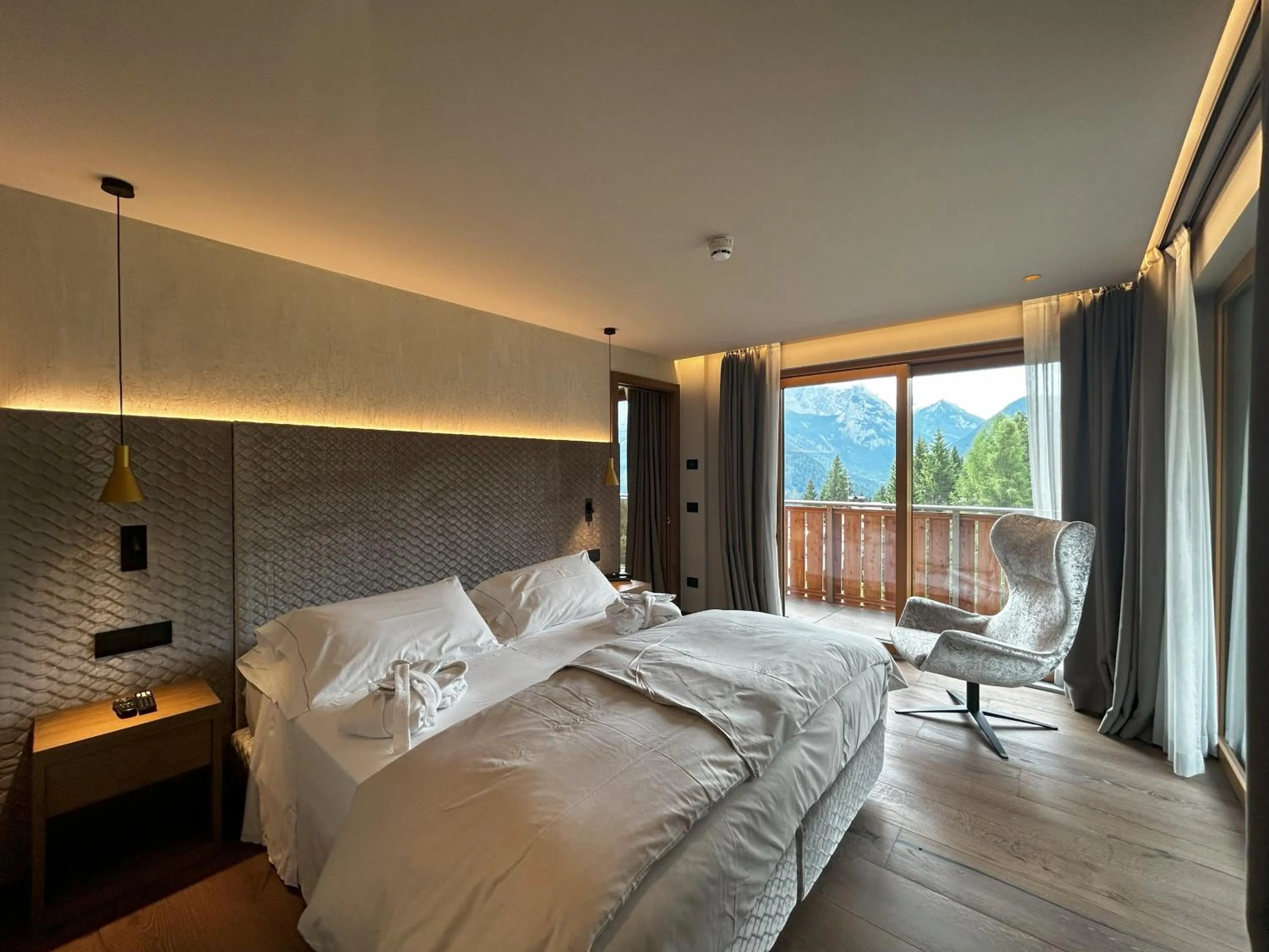 Bed in Hotel Lorenzetti