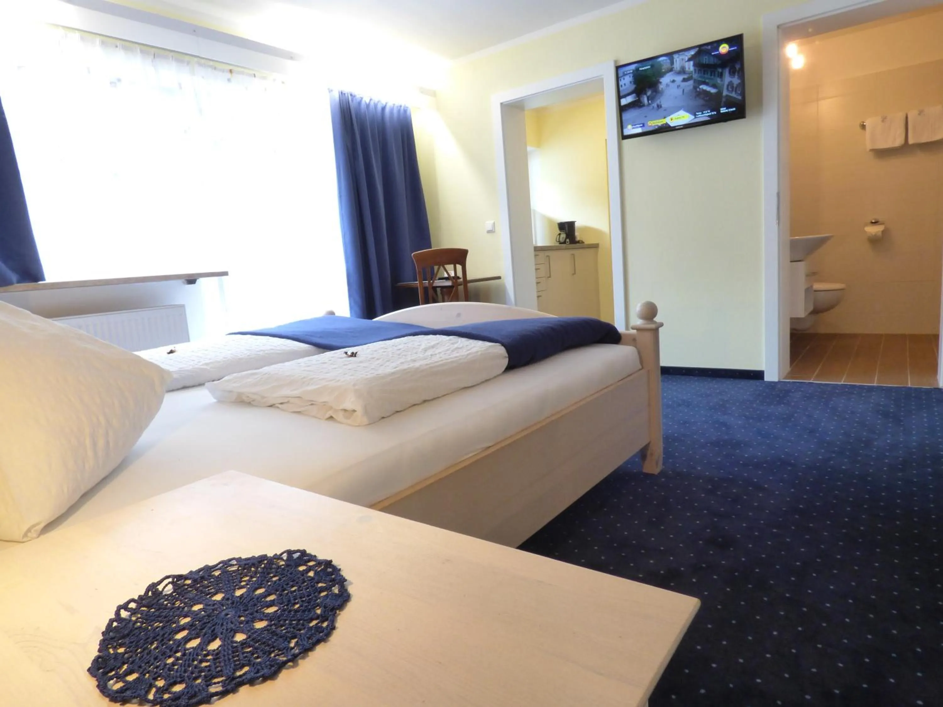 Decorative detail, Bed in Panoramahotel