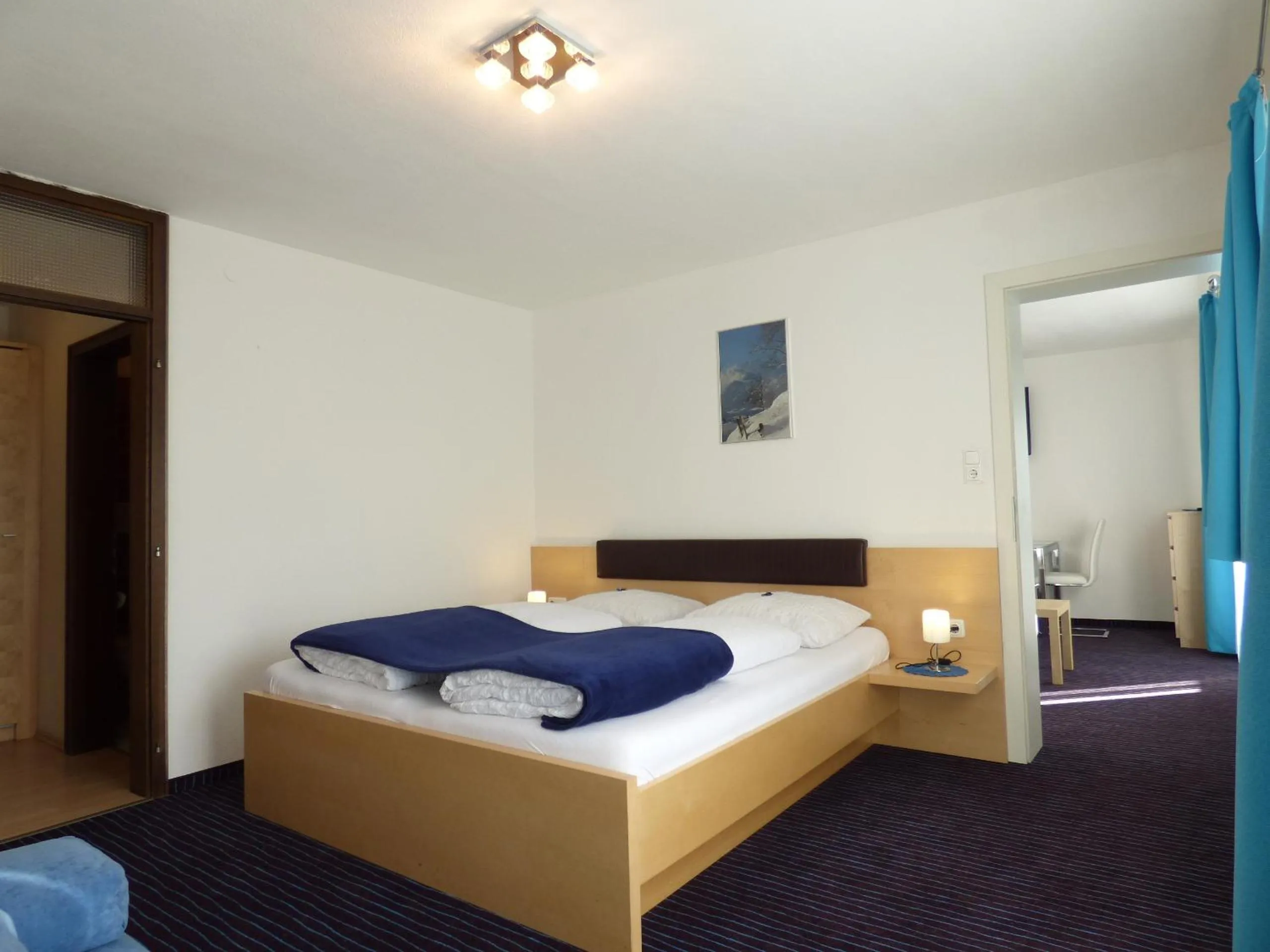 Bed in Panoramahotel