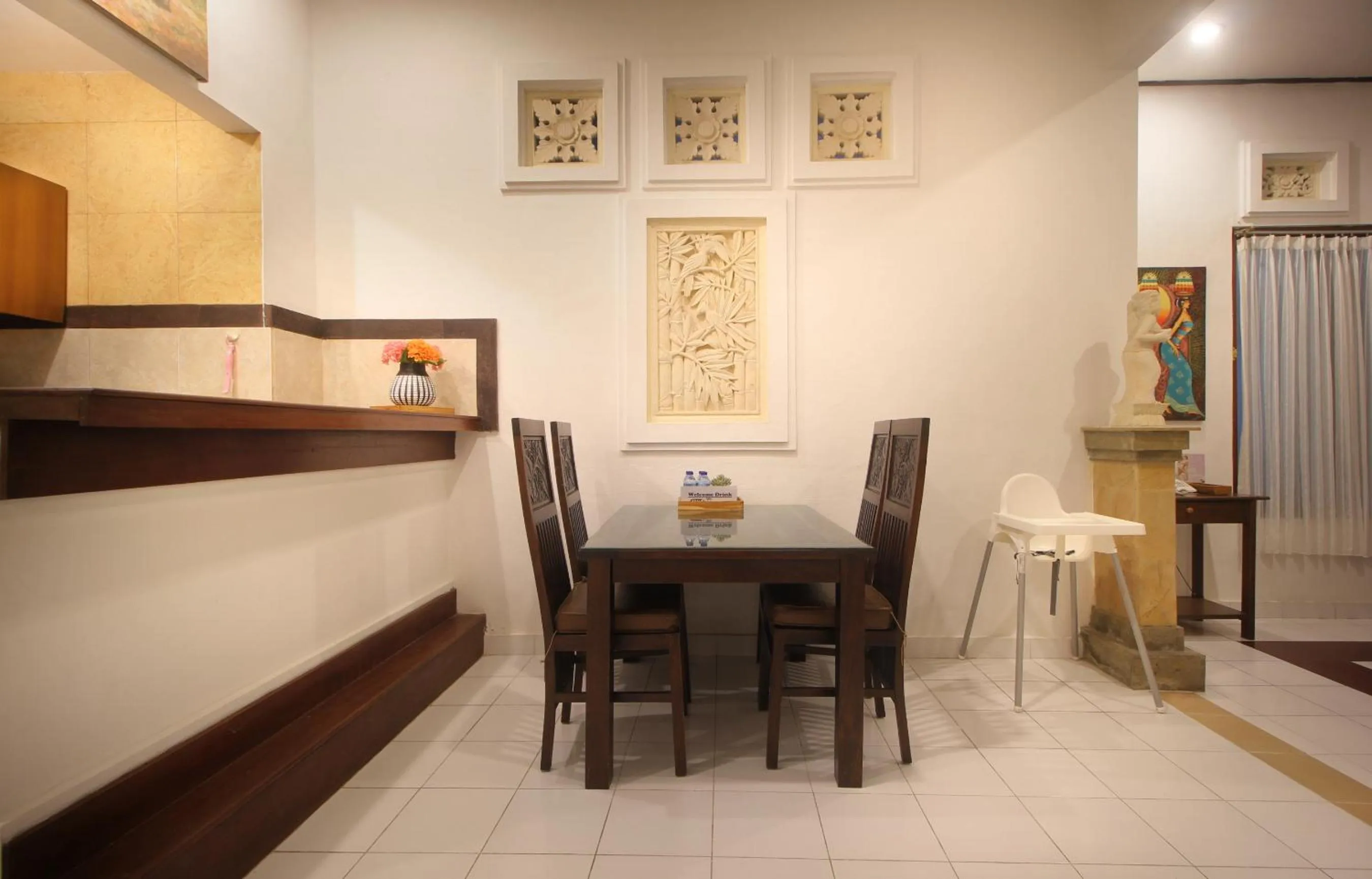 Dining area in Hotel Jati Sanur