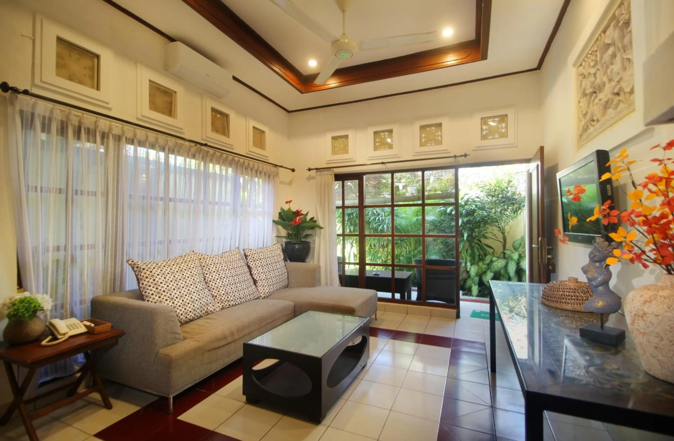 Living room in Hotel Jati Sanur