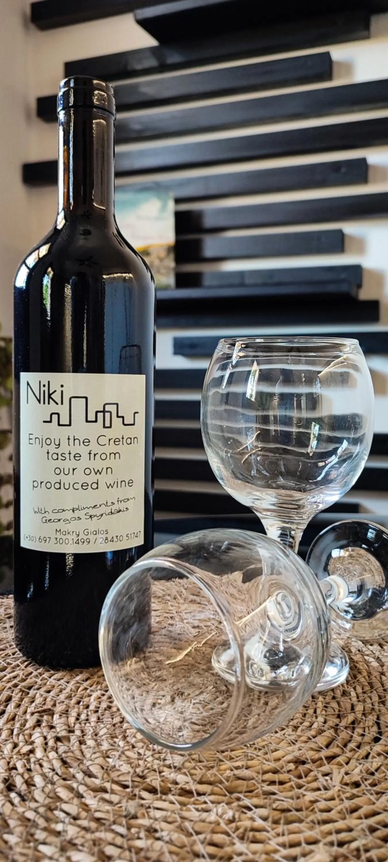 Drinks in Niki Apartments