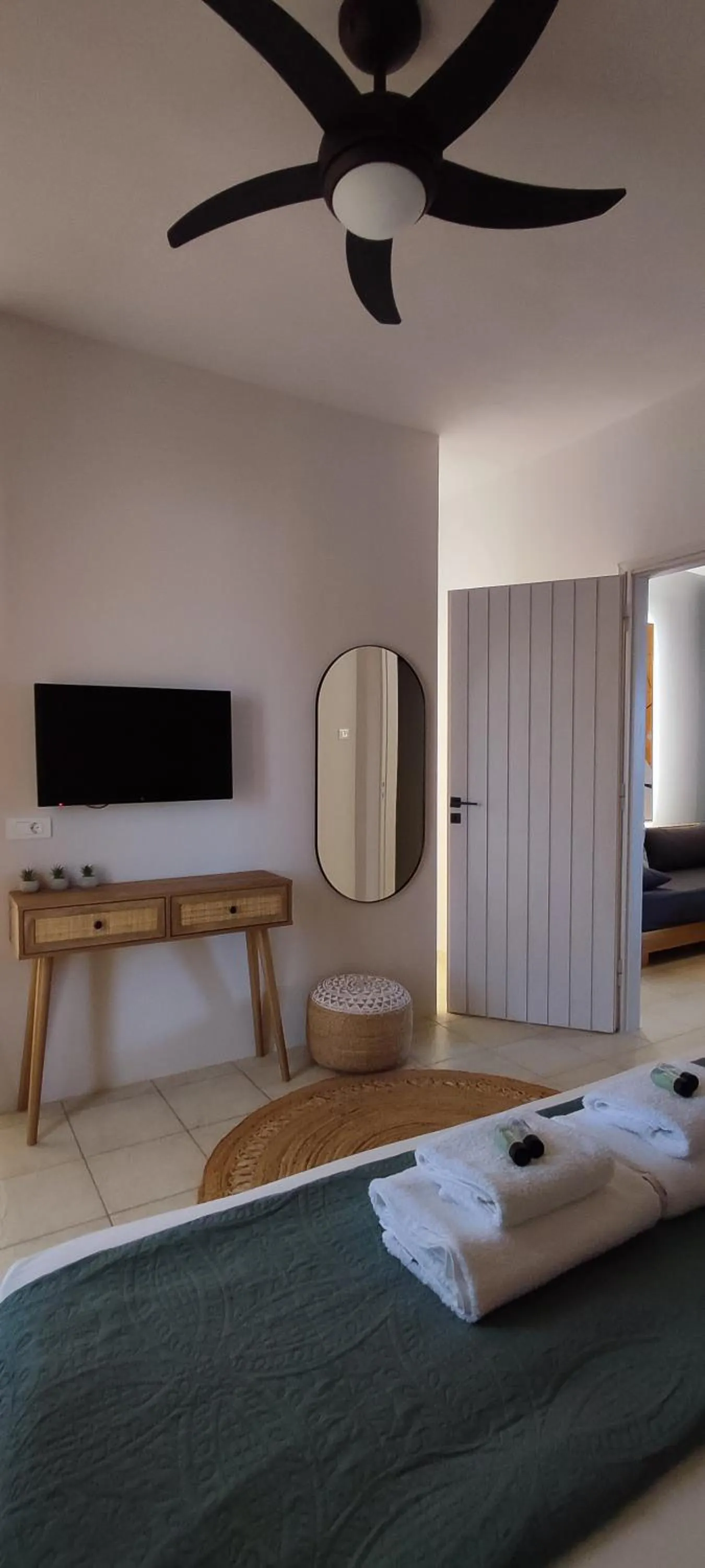 Bed in Niki Apartments