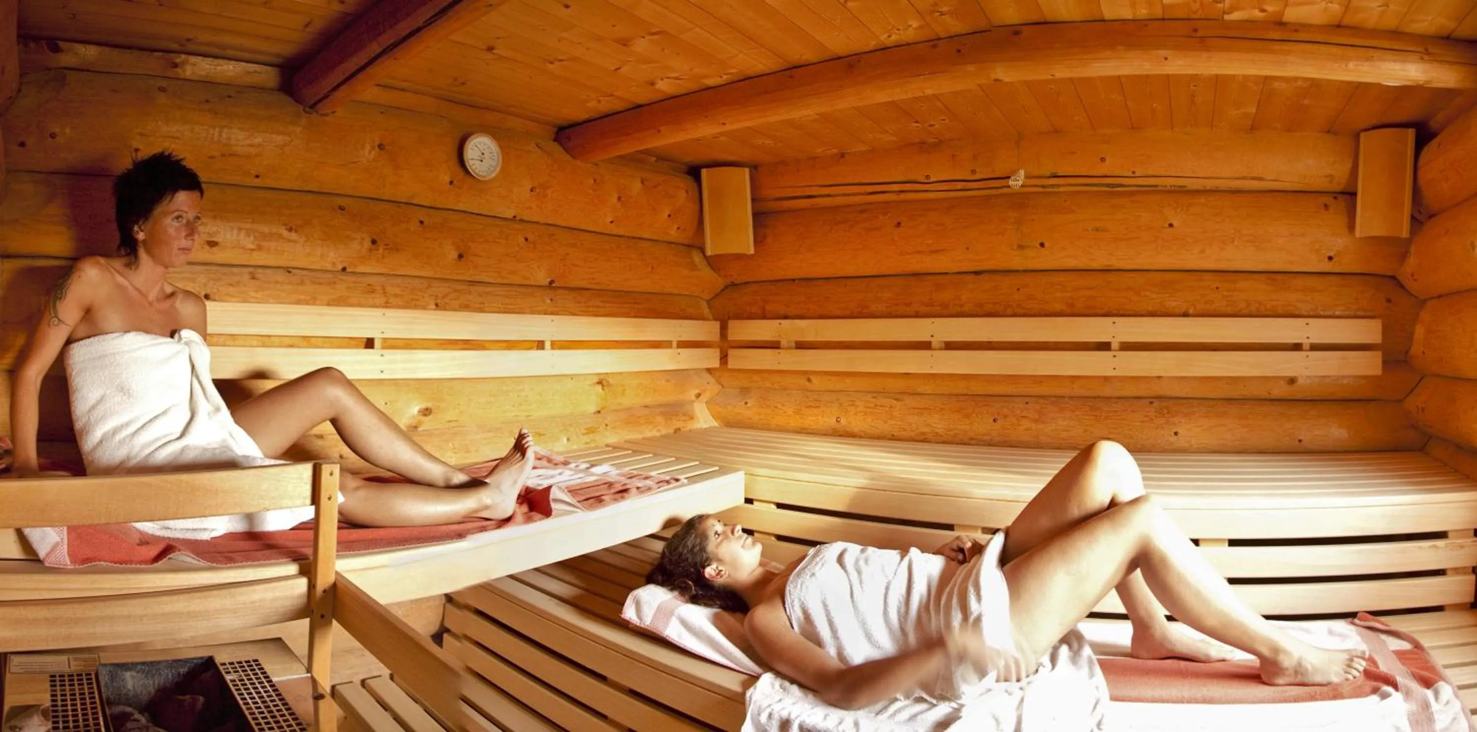 Sauna in Berghotel Jochgrimm - Your Dolomites Home