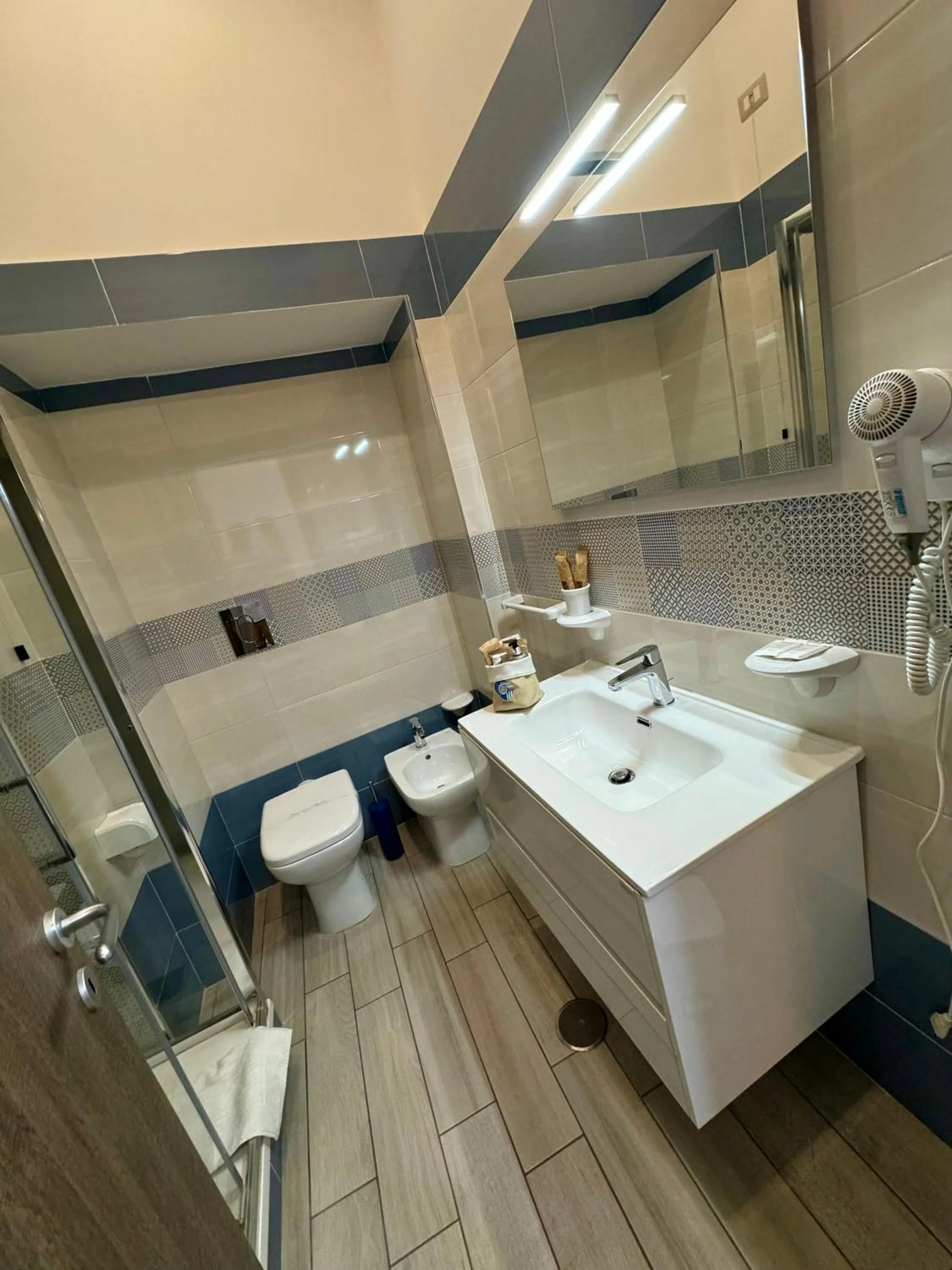 Bathroom in Napoli Museo bed and breakfast