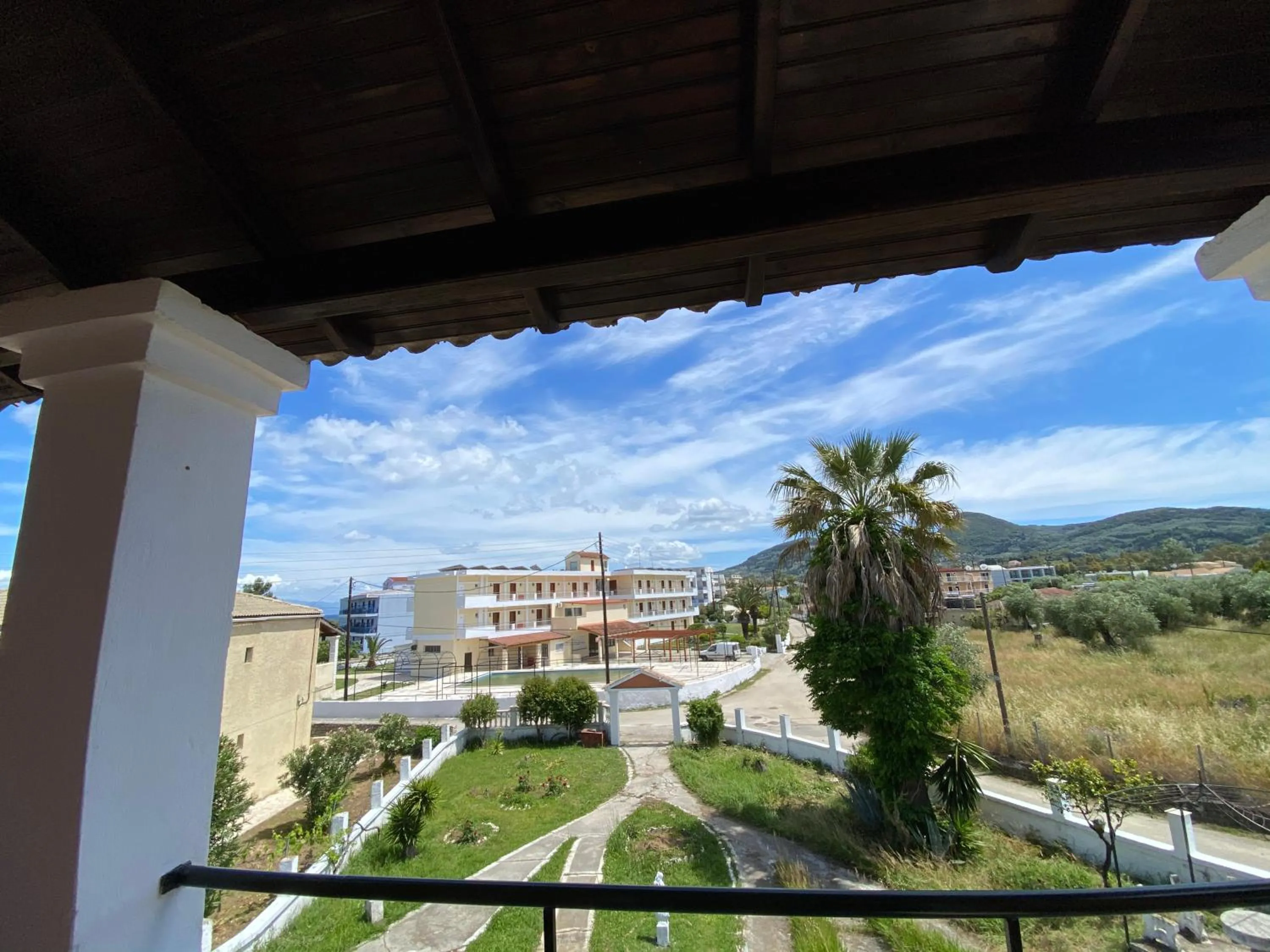 Balcony/Terrace in Villa Corfiota Moraitika Beach