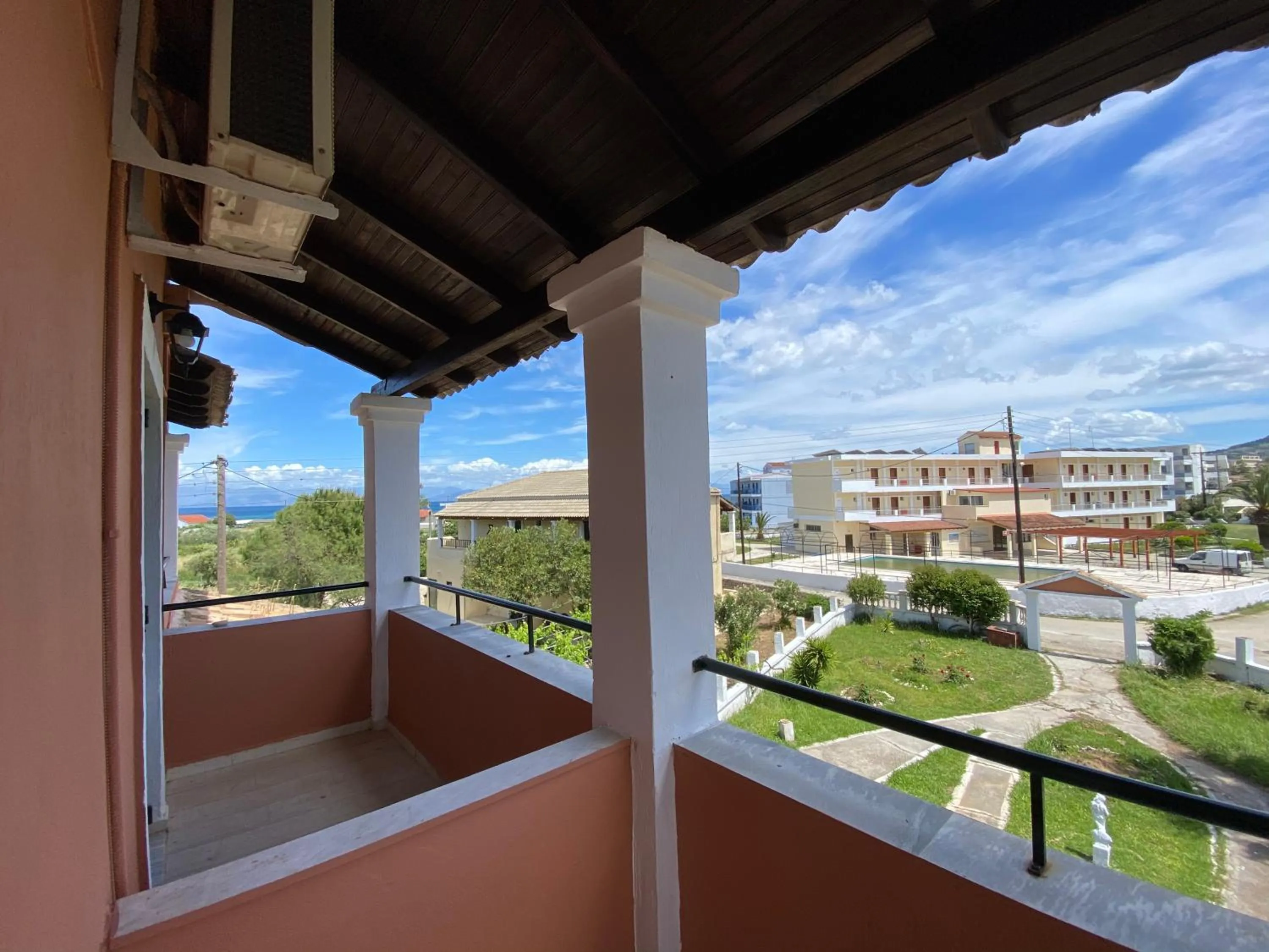 Balcony/Terrace in Villa Corfiota Moraitika Beach