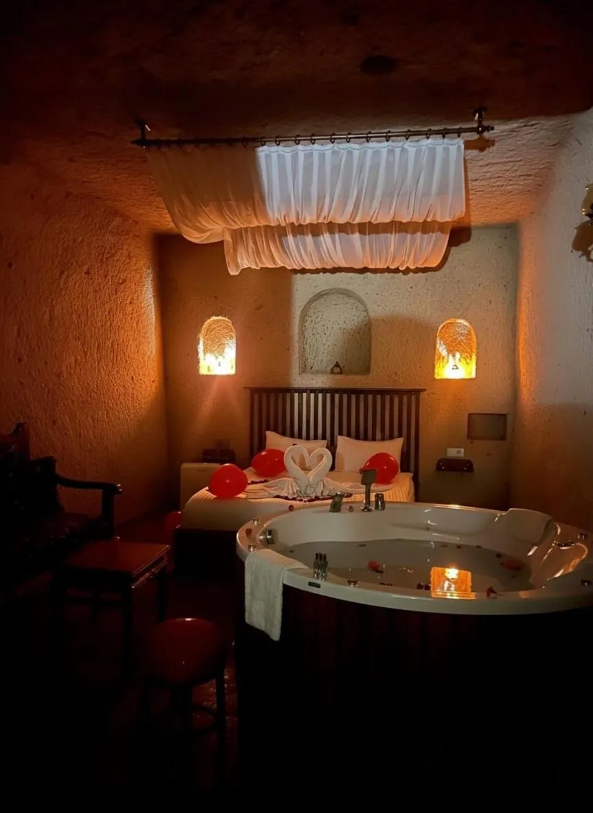 Bed in Grand Uchisar Hotel