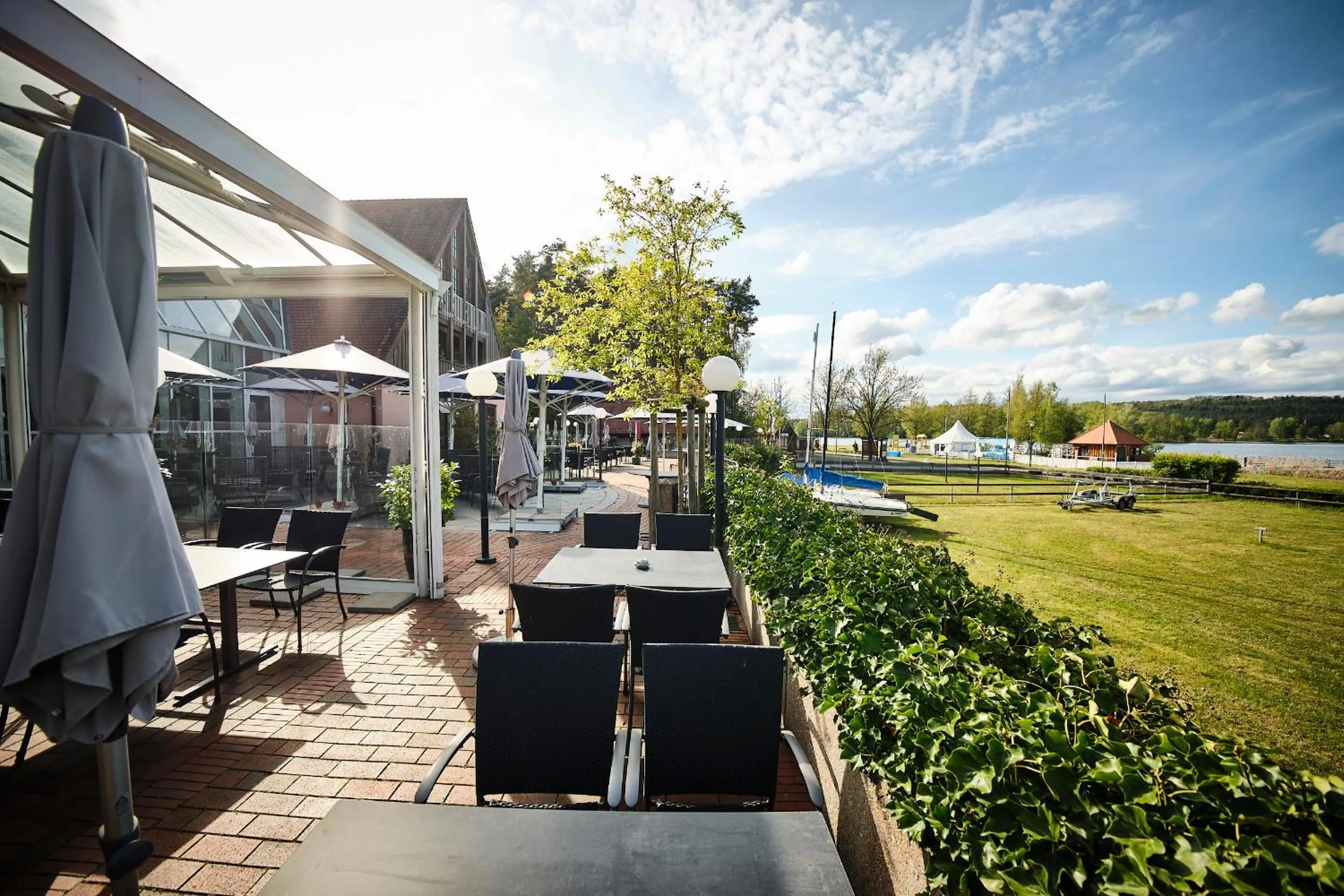 Balcony/Terrace in Strandhotel Seehof