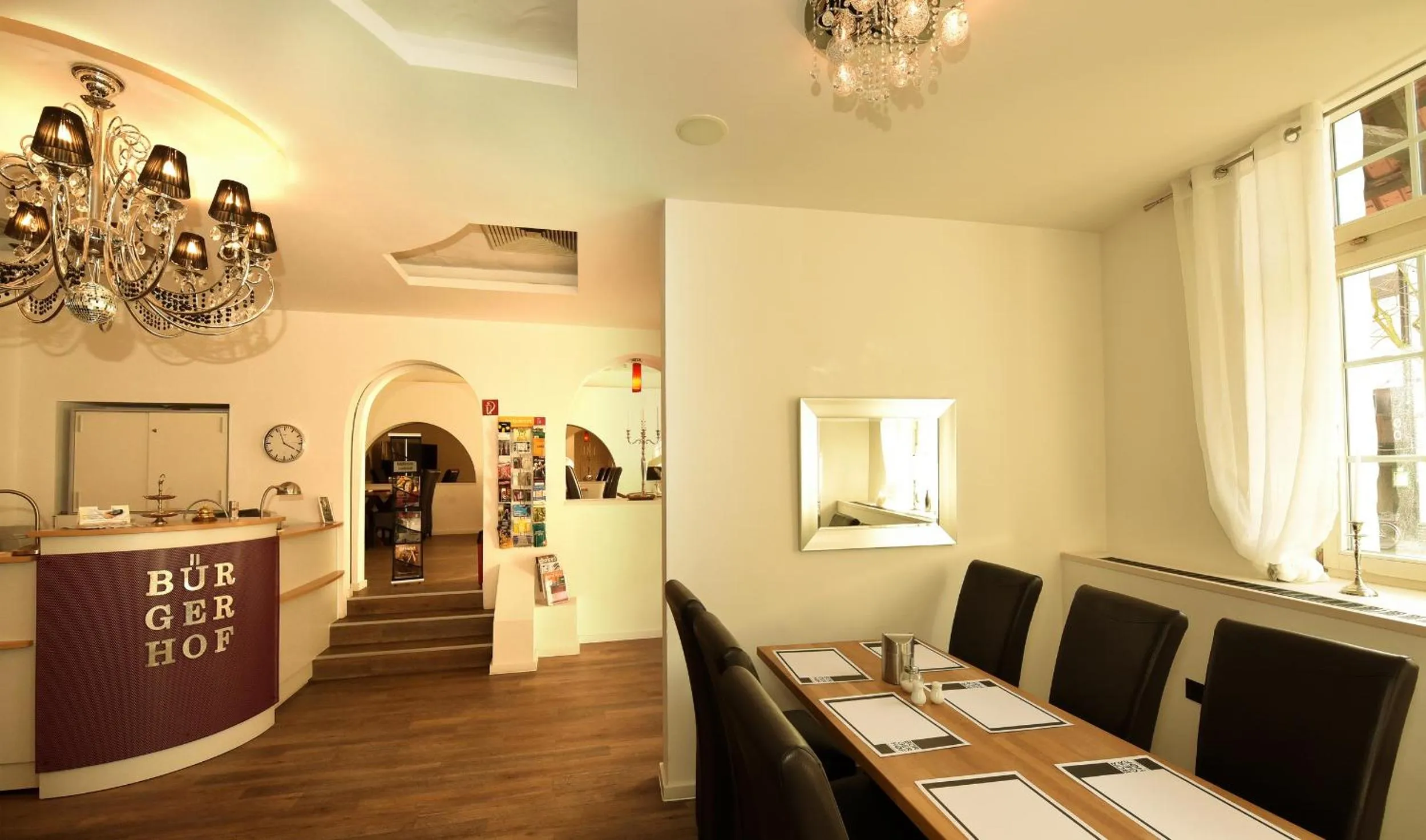 Lobby or reception in Hotel Bürgerhof