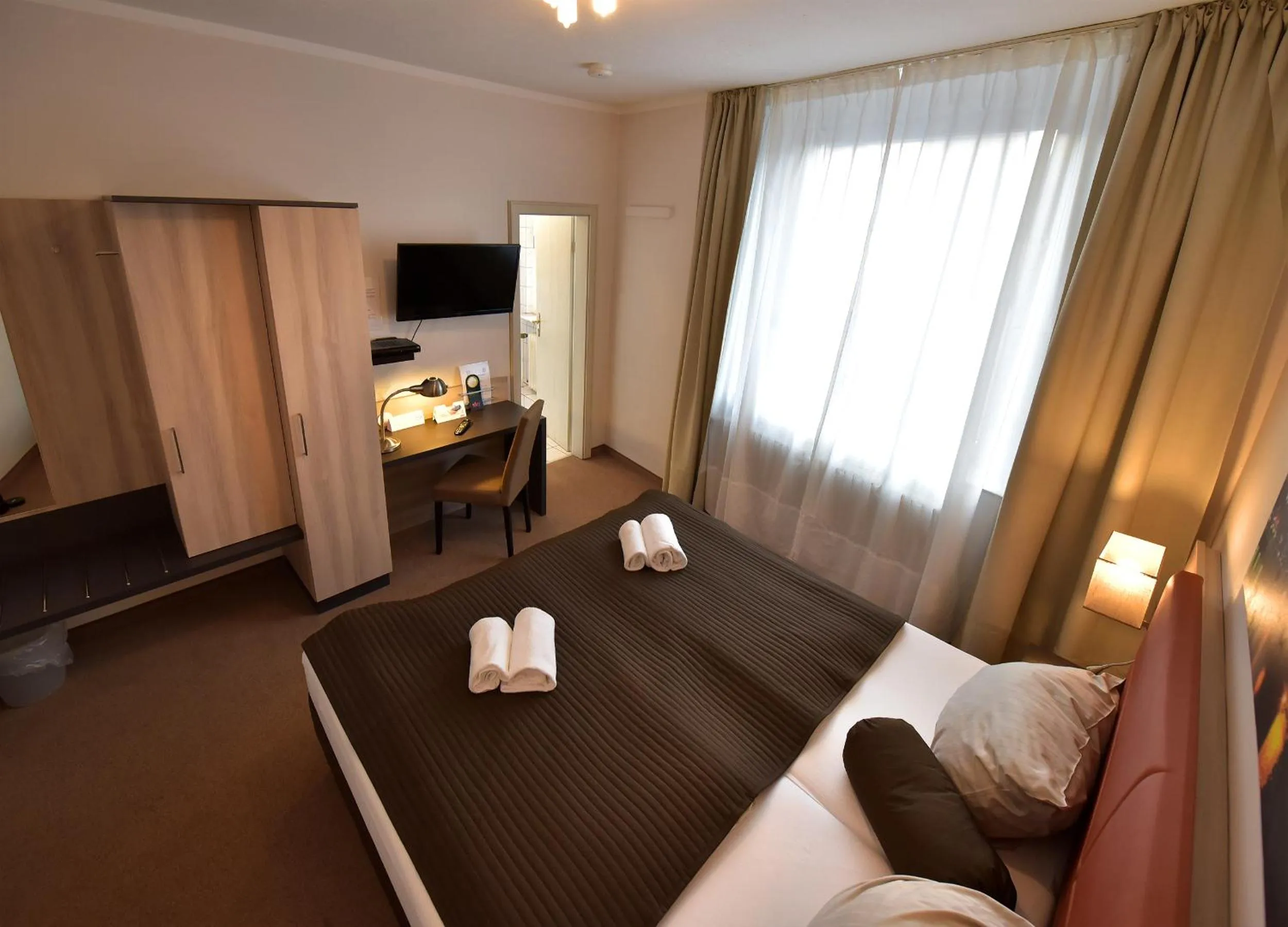 Photo of the whole room, Bed in Hotel Bürgerhof