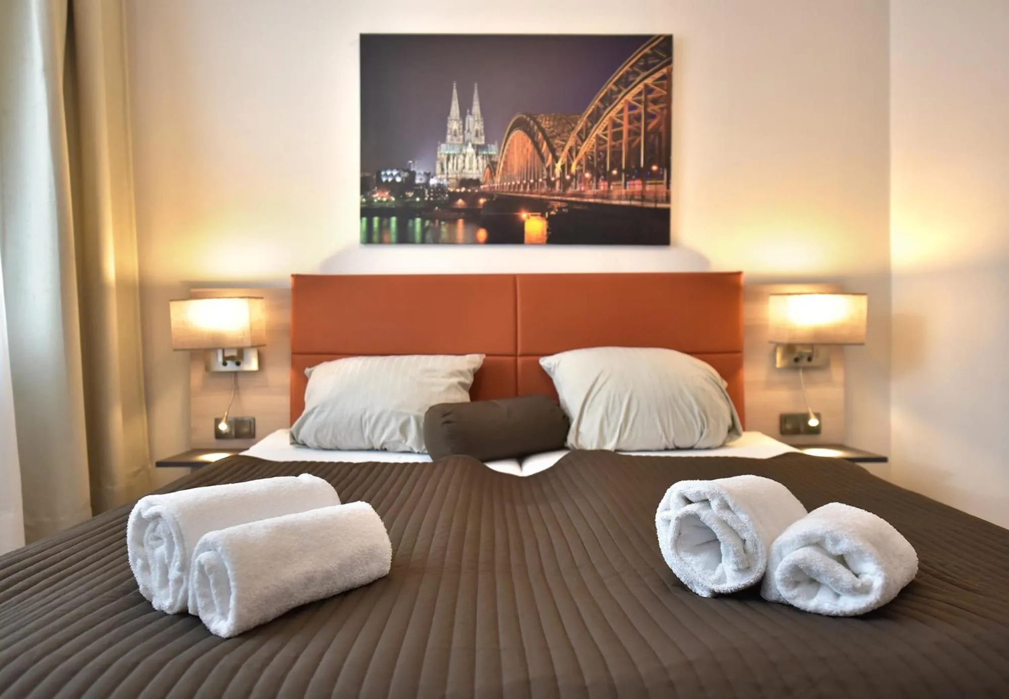 Bed in Hotel Bürgerhof