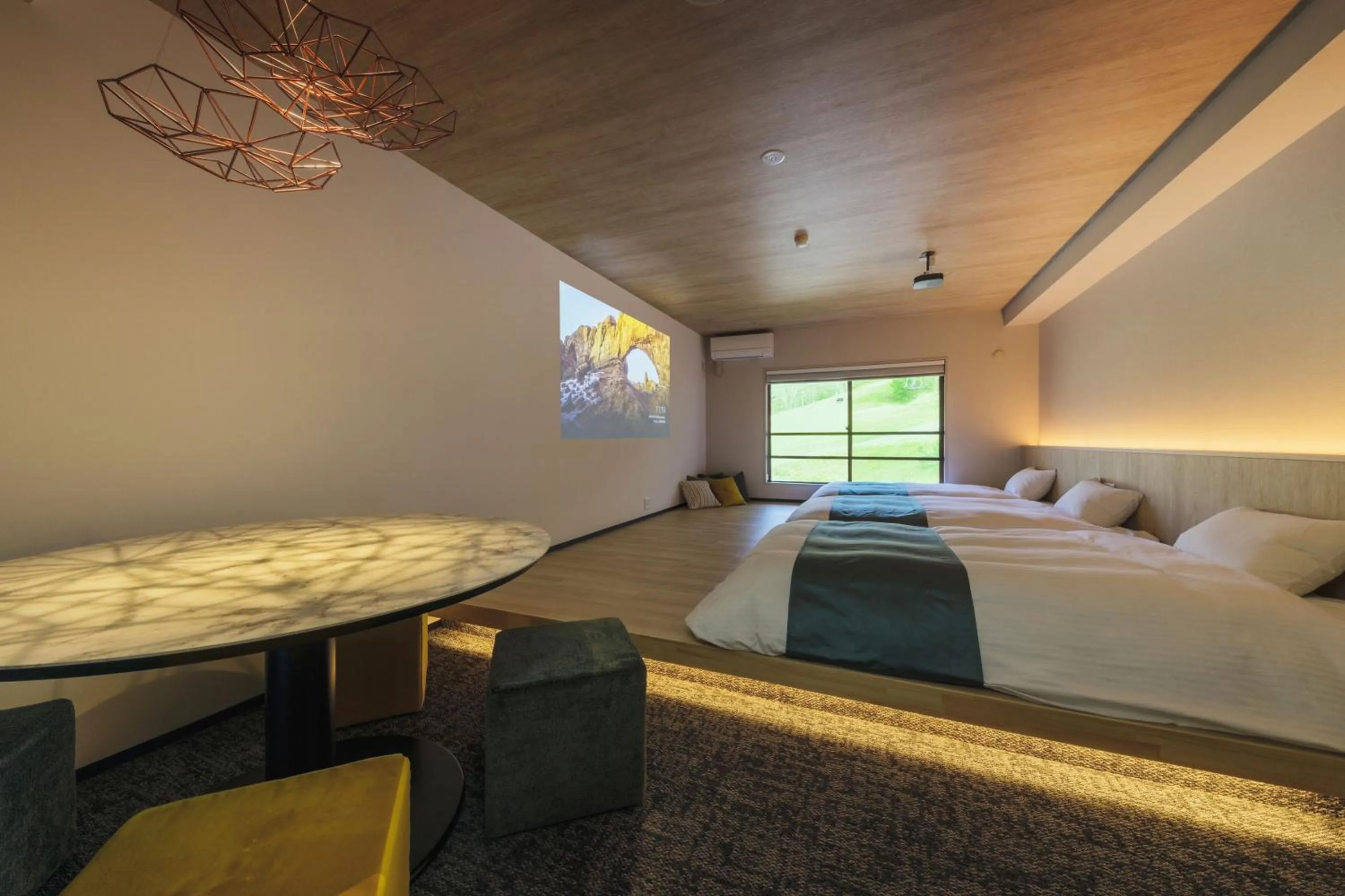 Bed in Takamiya Hotel Jurin