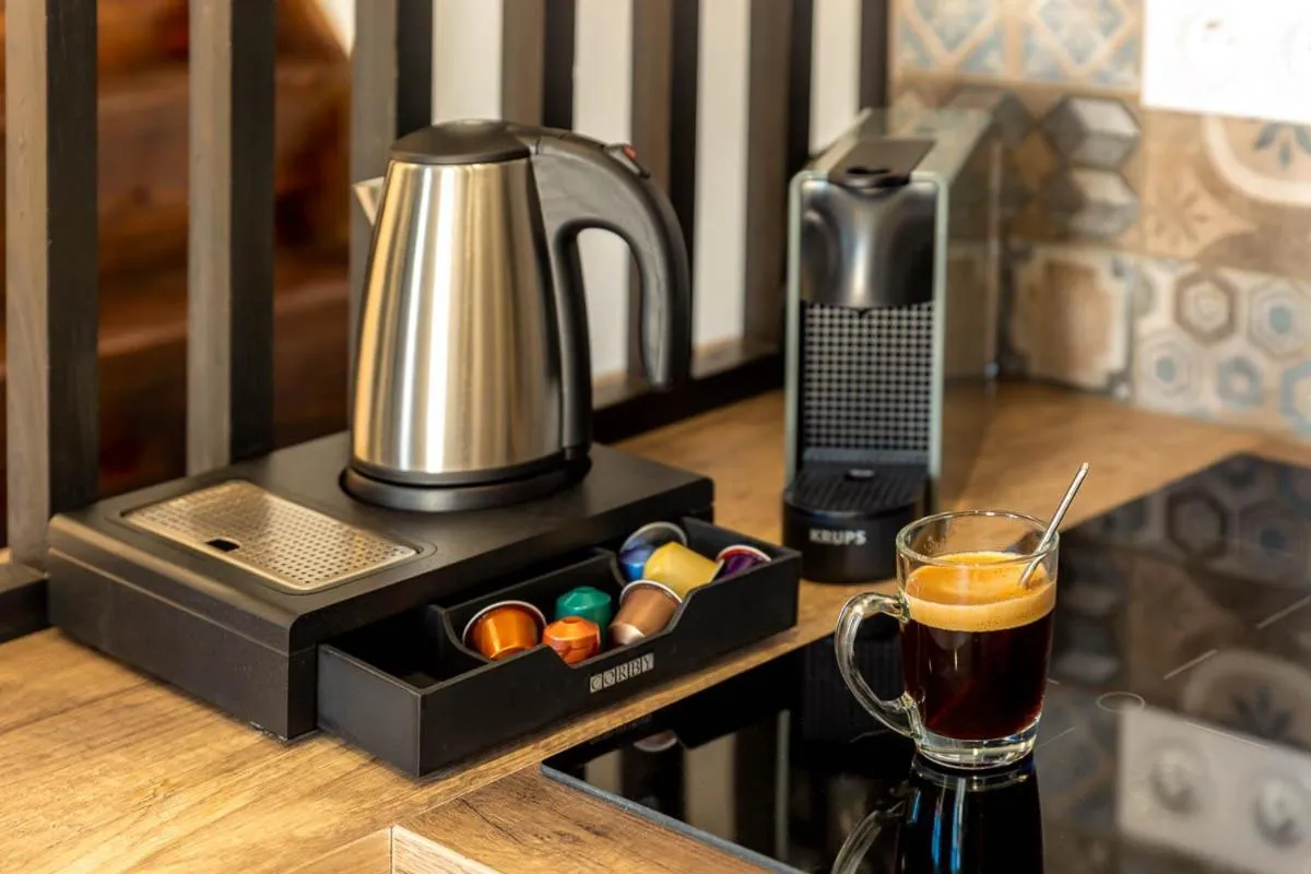 Kitchen or kitchenette in Provence Au Coeur Appart Hotels