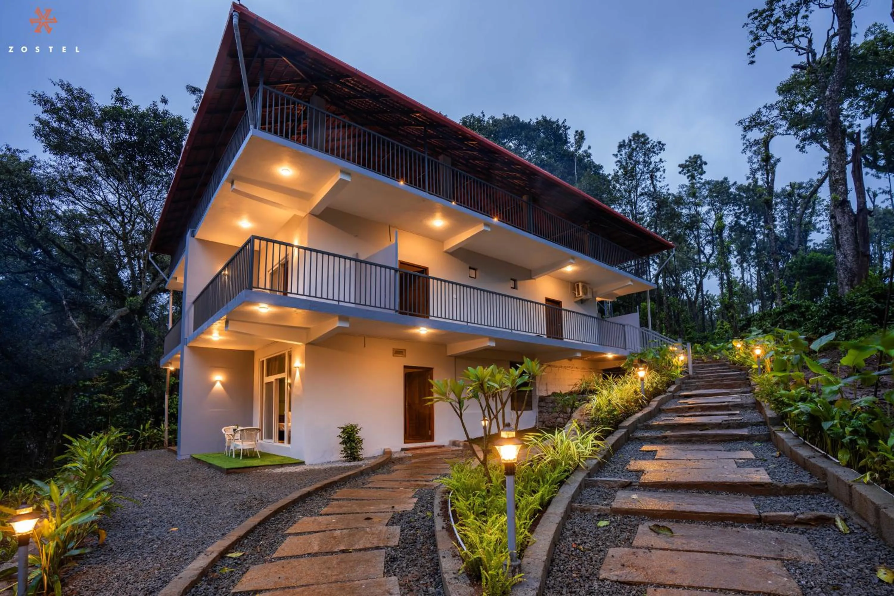 Property building in Zostel Coorg, Madikeri