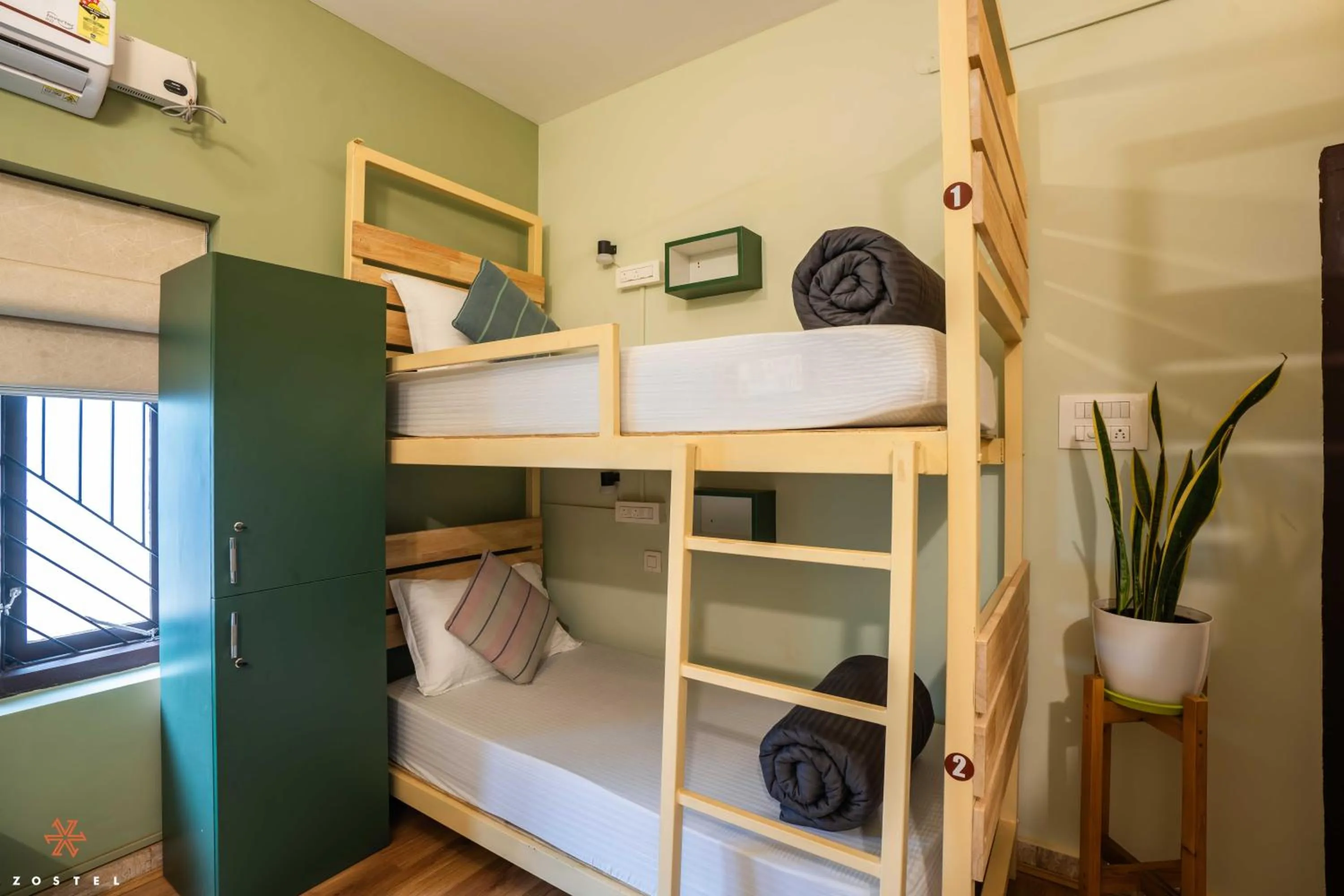 Bed in Zostel Coorg, Madikeri